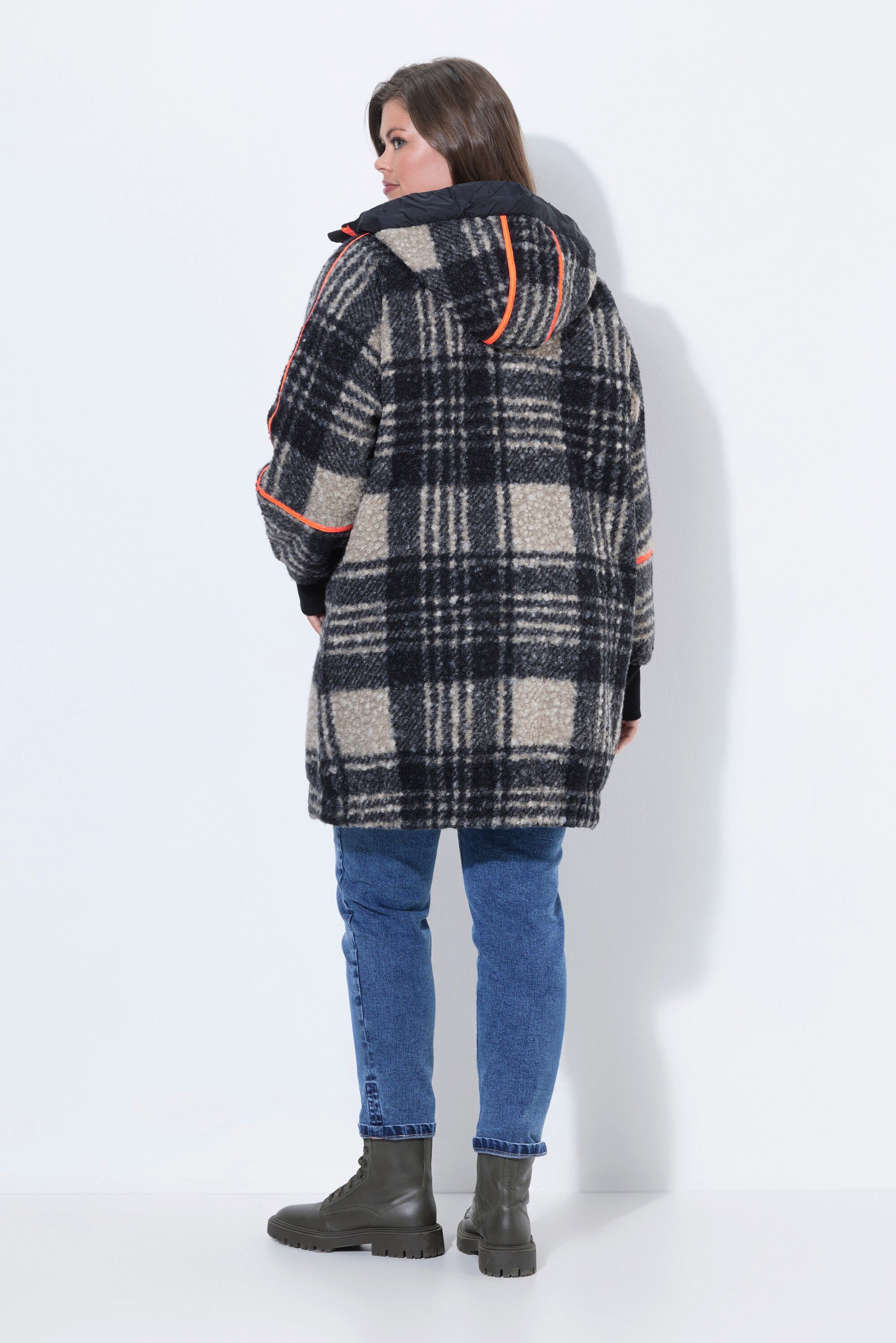 Laurasøn Wolljacke Teddyjacke Oversize Kapuze – Bild 3 von 4