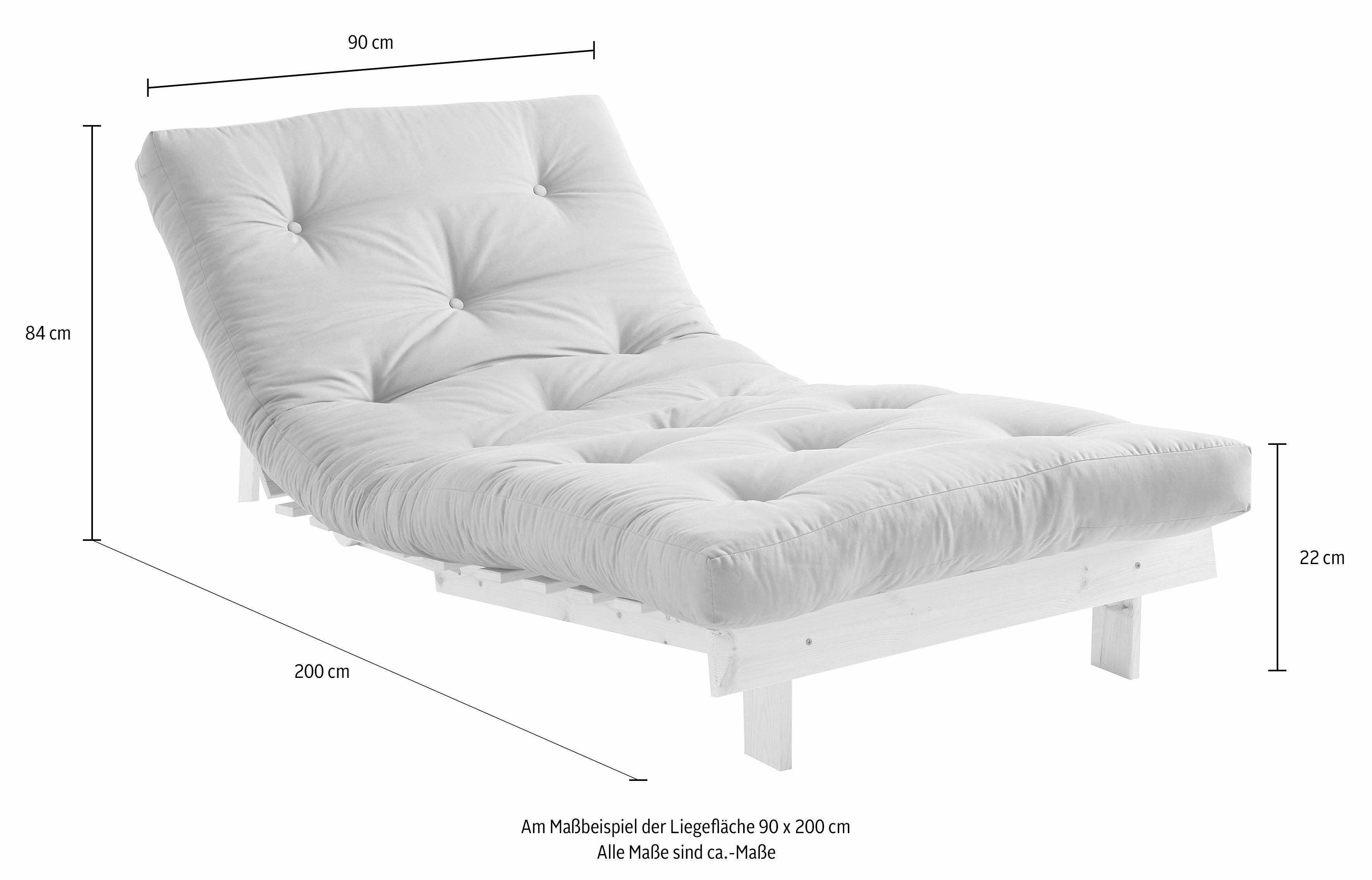 Karup Design Schlafsofa Roots, inkl. Futonmatratze, Liegefläche 90x200 cm