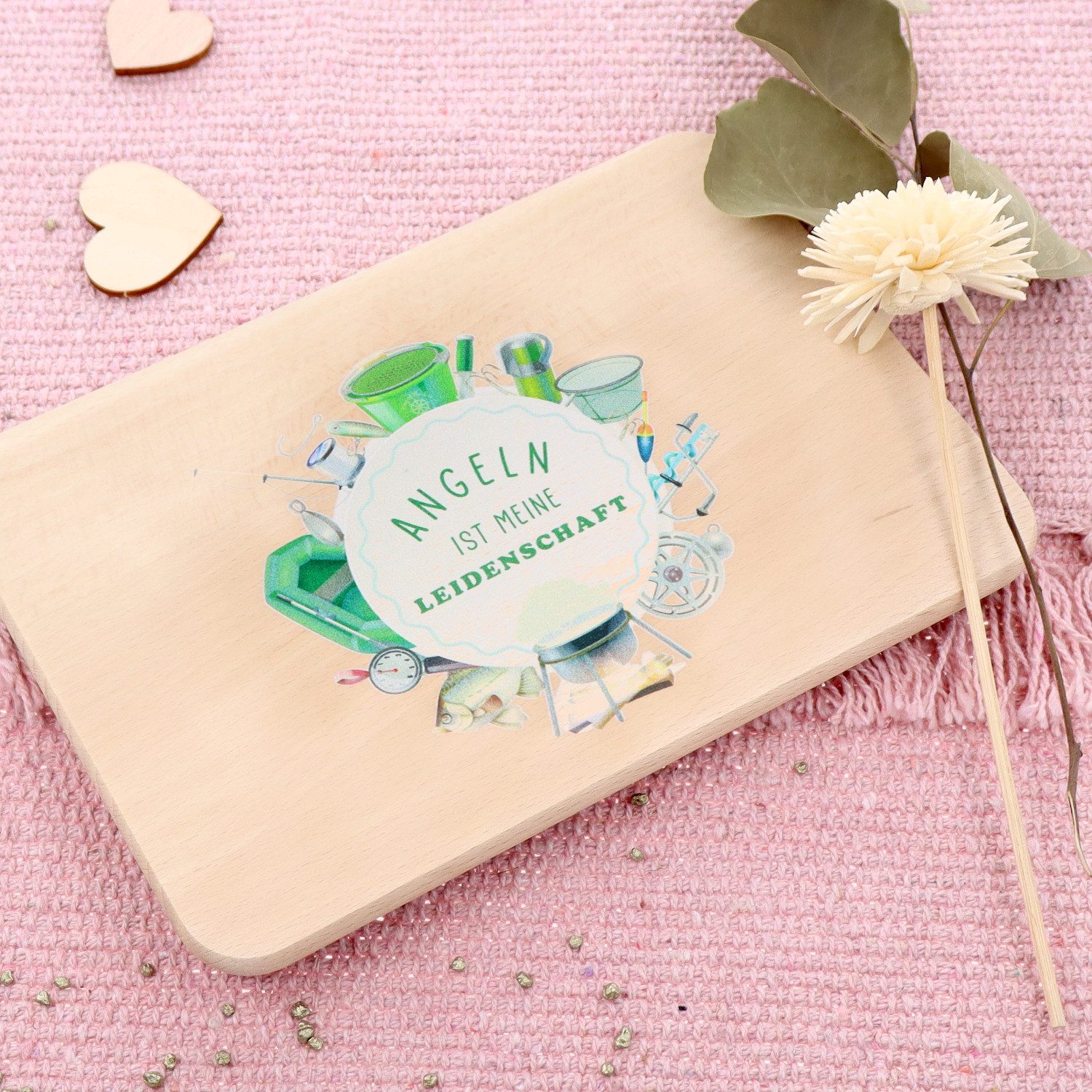 Spruchreif® Frühstücksbrett Frühstücksbrett aus Holz mit UV-Druck, Outdoor Geschenkidee