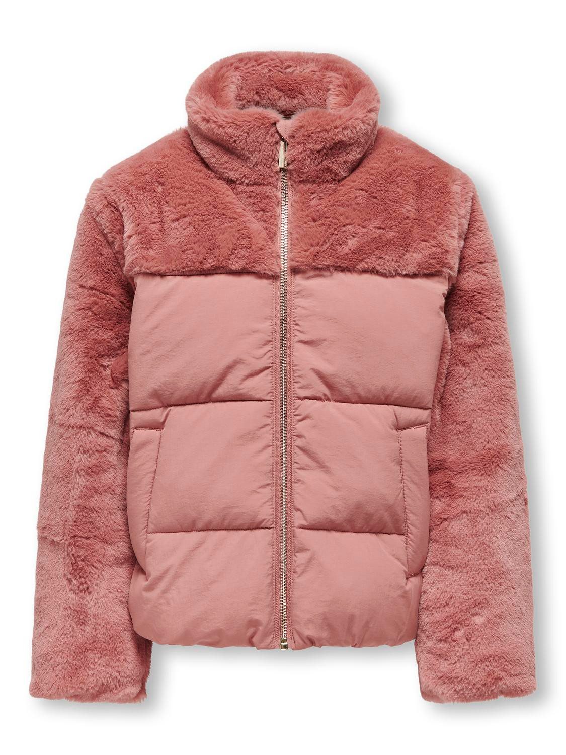 Steppjacke KOGWANJA FUR PUFFER MIX COAT OTW