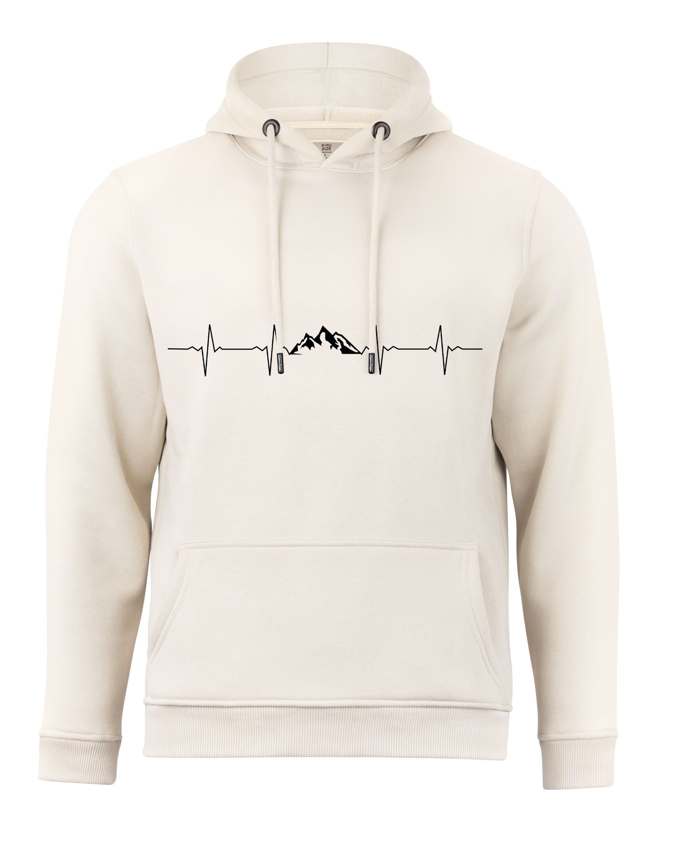 Cotton Prime® Hoodie Pulsschlag Berge mit günstig online kaufen