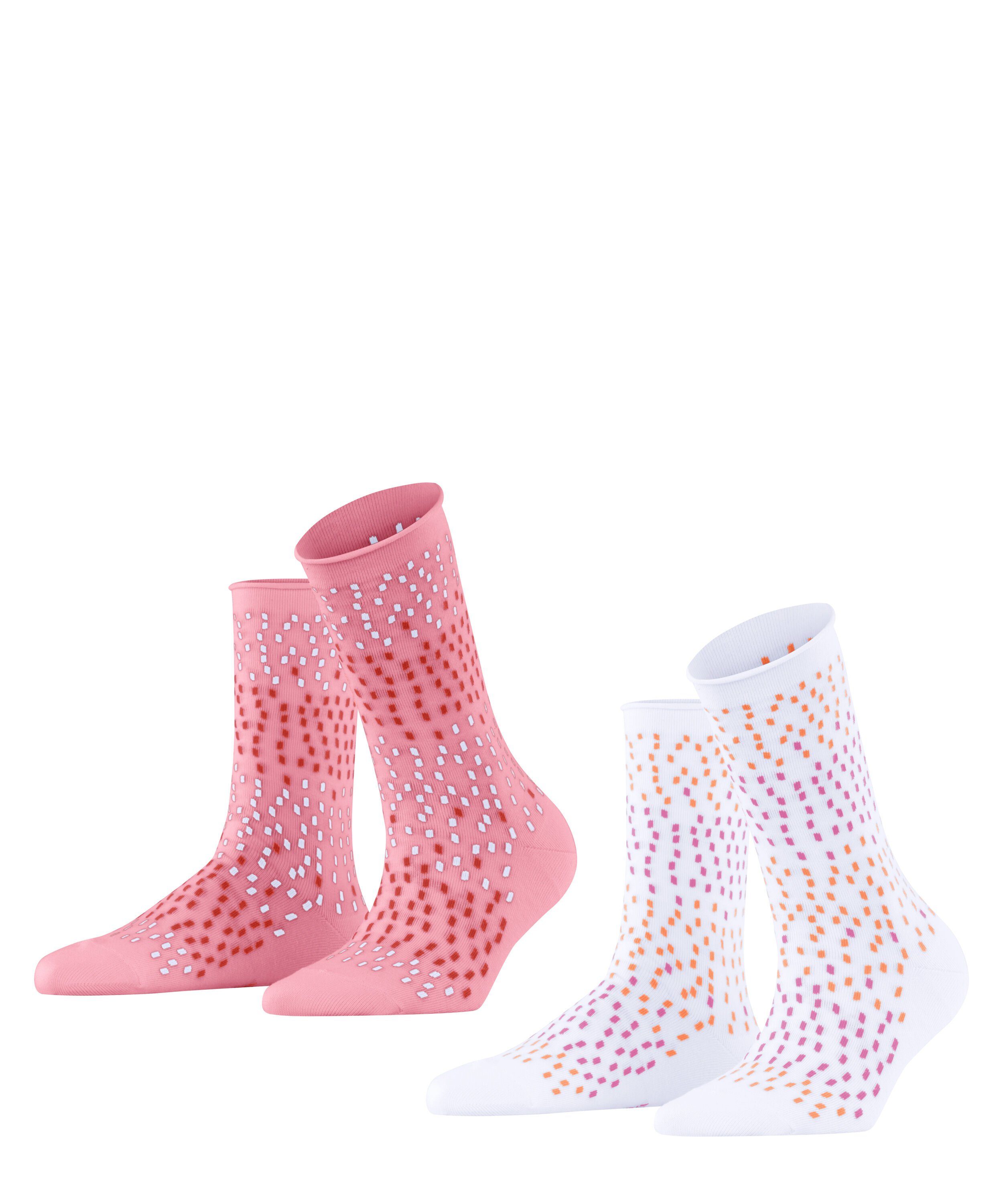 Esprit Socken Asbtract Dot 2-Pack (2-Paar) sortiment (0020)