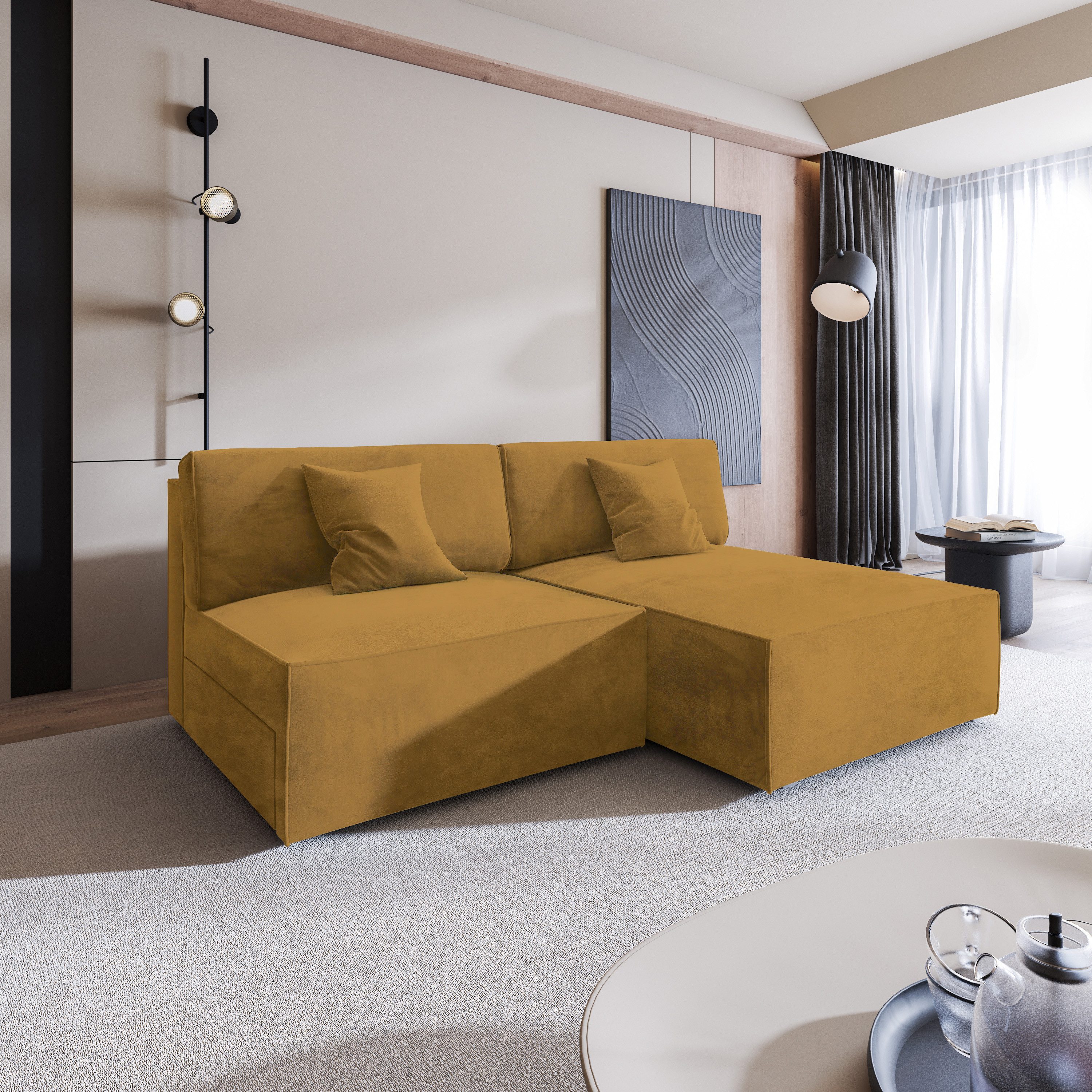 Masseno Ecksofa FIORO mit Schlaffunktion L-Form, günstig online kaufen