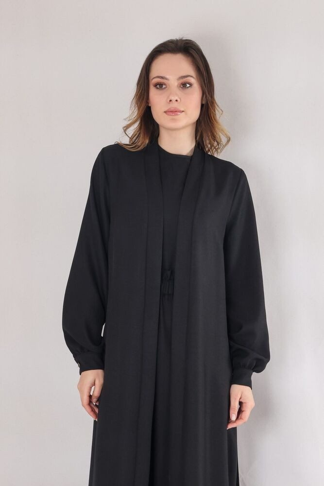 fashionshowcase Blusenkimono Langer Damen Cardigan in Leinenoptik mit Gürte günstig online kaufen