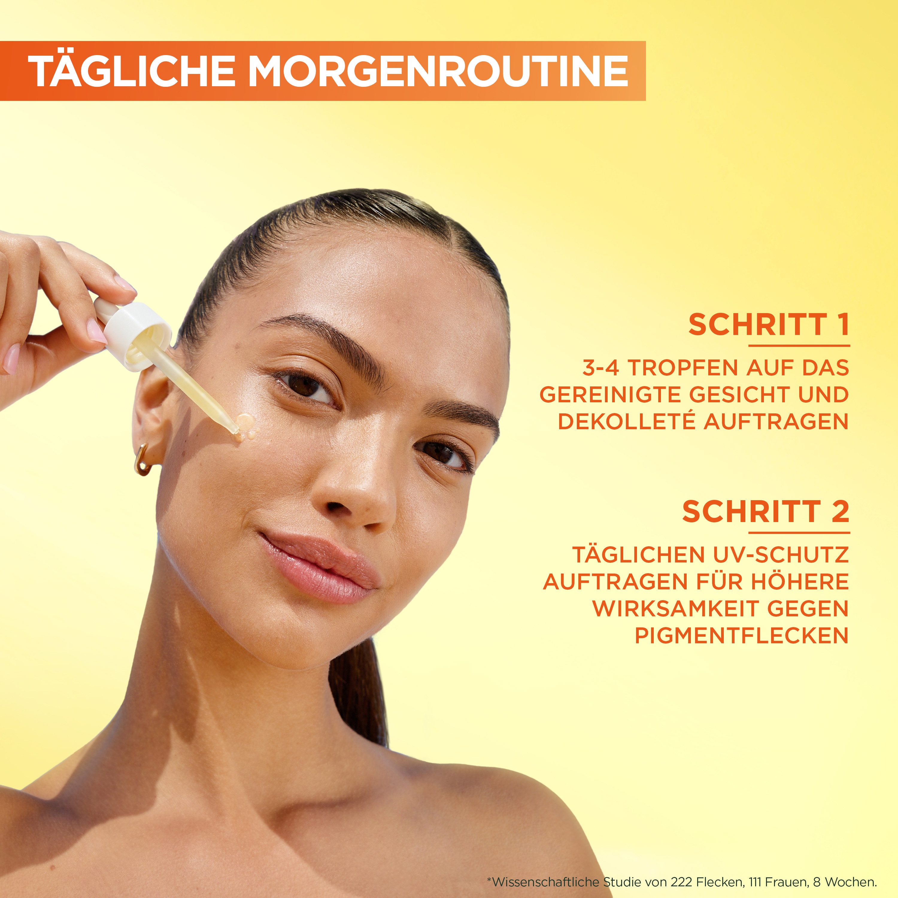 GARNIER Gesichtsserum Vitamin C Glow Booster Serum Duo Set, 2-tlg., Serum-Duo für Tag und Nacht, mit Vitamin C, Lotion-Textur