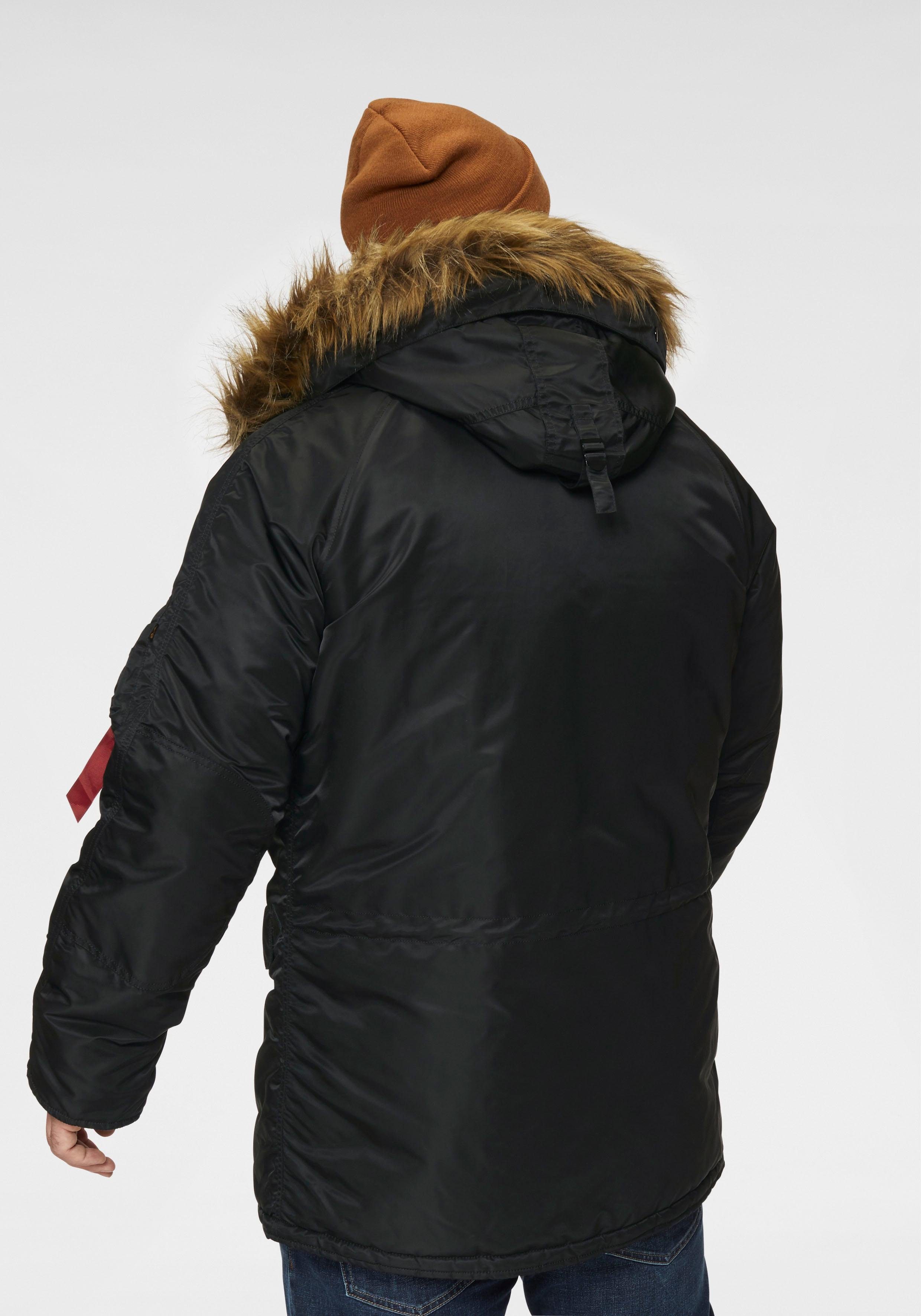 Alpha Industries Parka N3B VF 59 mit abnehmbarem Kunstfellkragen