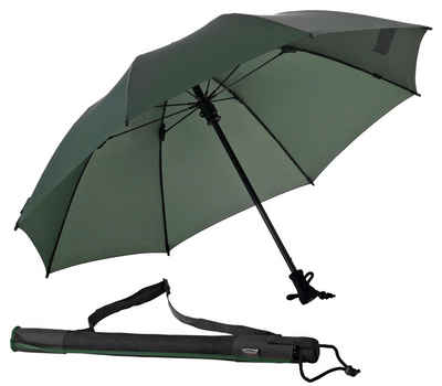 EuroSCHIRM® Stockregenschirm birdiepal® outdoor, extra stabil, mit Schultertragegurt und integriertem Kompass