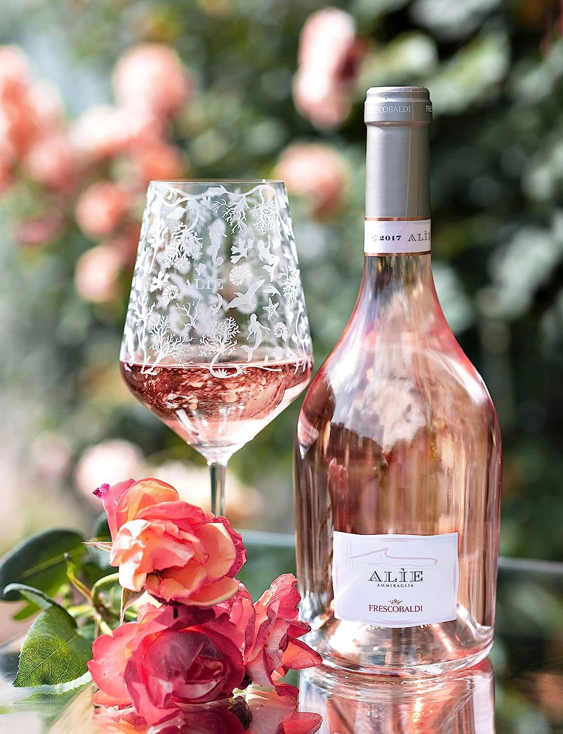 Coba Glas Exklusives 6er-Set ALÌE Frescobaldi Weingläser – Edles Design für Rosé