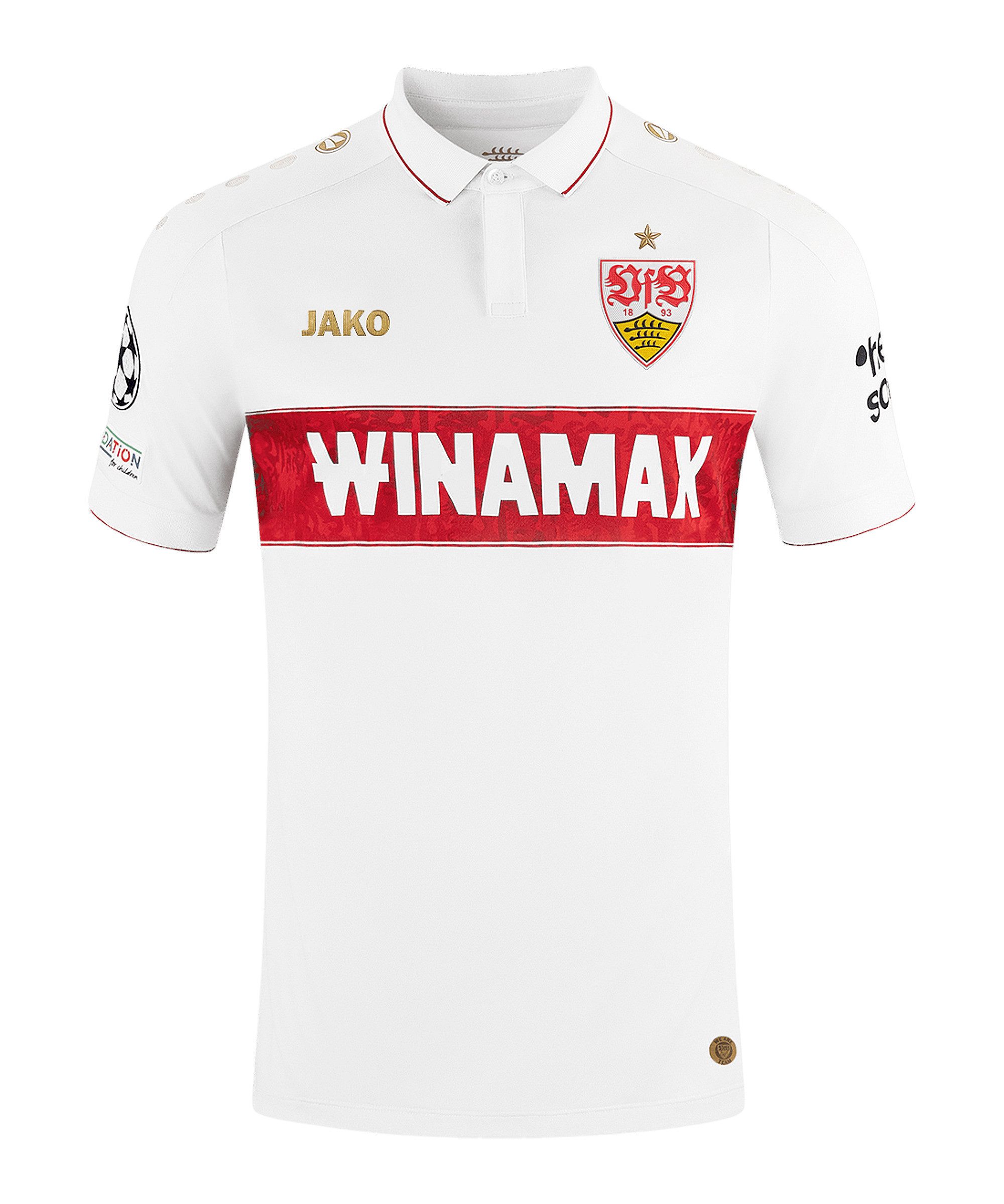 Jako Fußballtrikot JAKO VfB Stuttgart Trikot UCL 2024/2025 Champions League günstig online kaufen