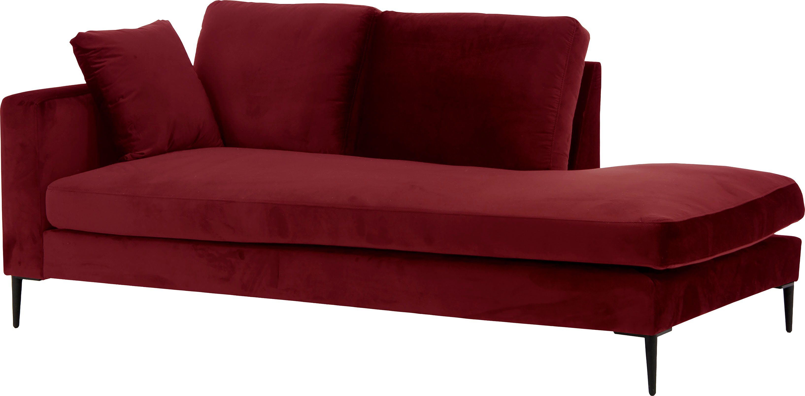 Leonique Recamiere "Cozy Chaiselongue, Maße B/T/H: 195/97/80 cm", mit losen günstig online kaufen