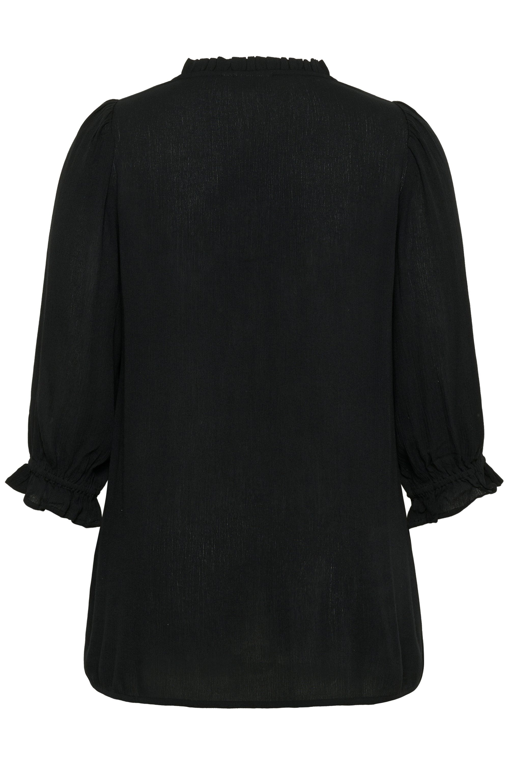 KAFFE Curve Langarmbluse Halblange Ärmel KCkiv Große Größen günstig online kaufen