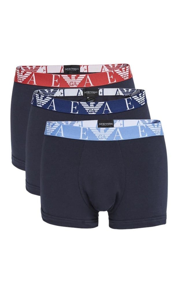 Emporio Armani Boxershorts Unterwäsche Trunk Stretch Cotton marineblau Herr günstig online kaufen
