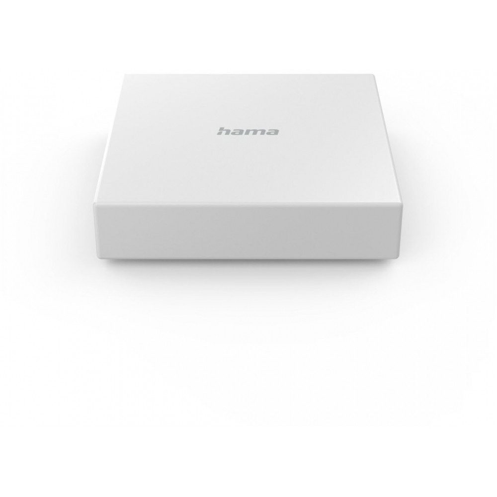 Hama Steckdosenleiste (Zentral-Steuereinheit für Smart-Home, Farbe: Weiss, Zentral-Steuereinheit für Smart-Home, Matter Standard Unterstützung, ZigBee Protokoll integriert), Matter Standard Unterstützung