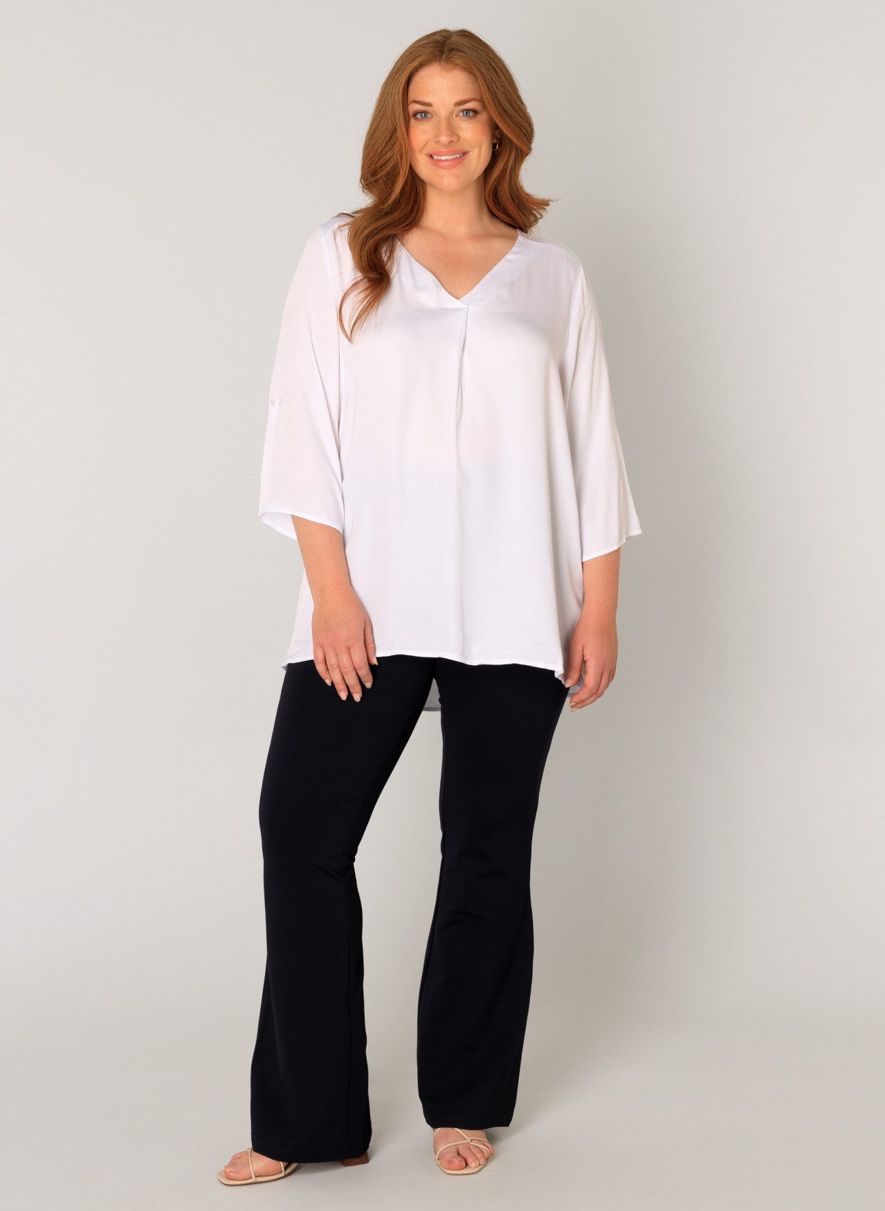 Base Level Curvy Shirtbluse Yanina mit günstig online kaufen