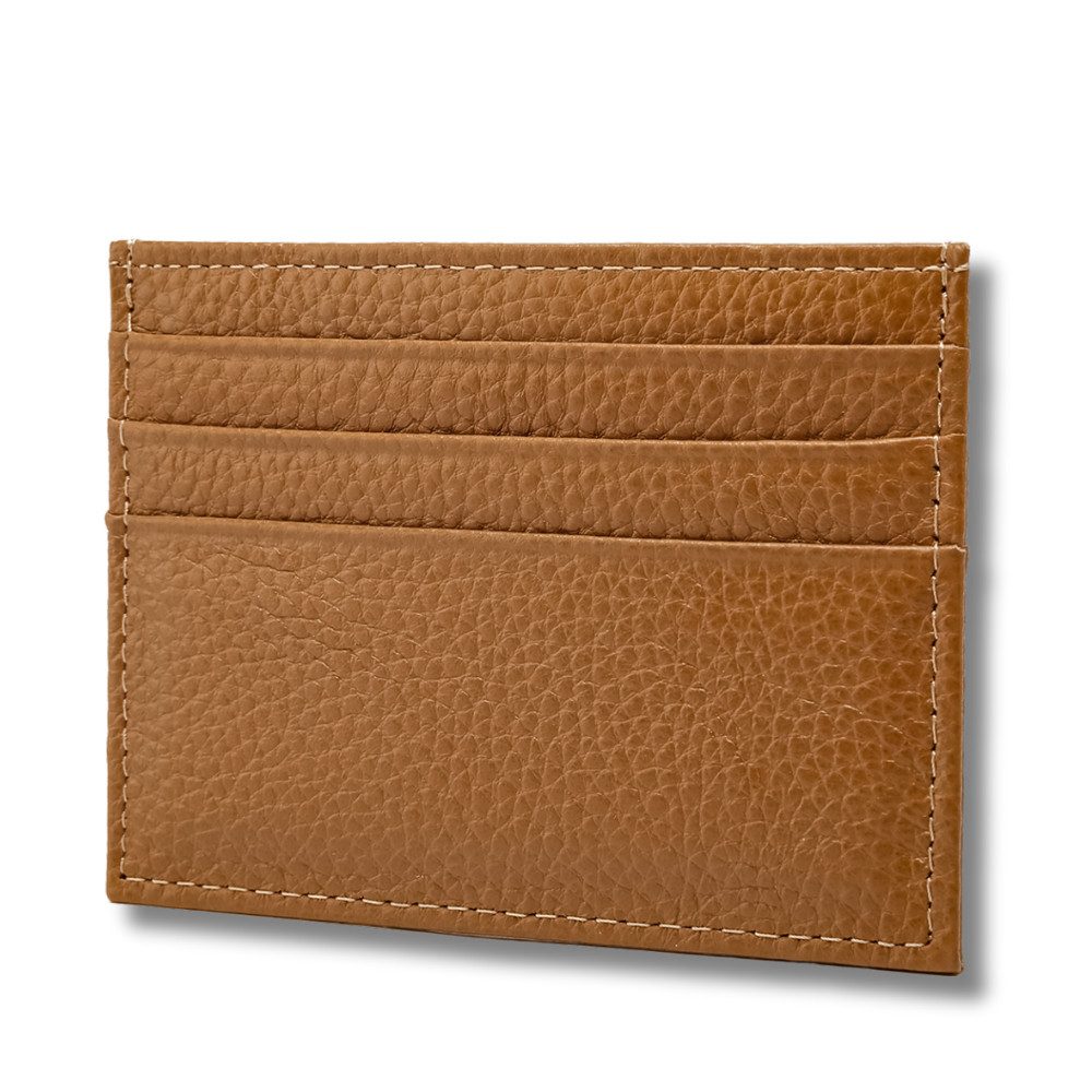 Fomax Kartenetui aus echtem Leder, eleganter Kartenhalter, mit übersichtlicher Anordnung, verschiedene Farben