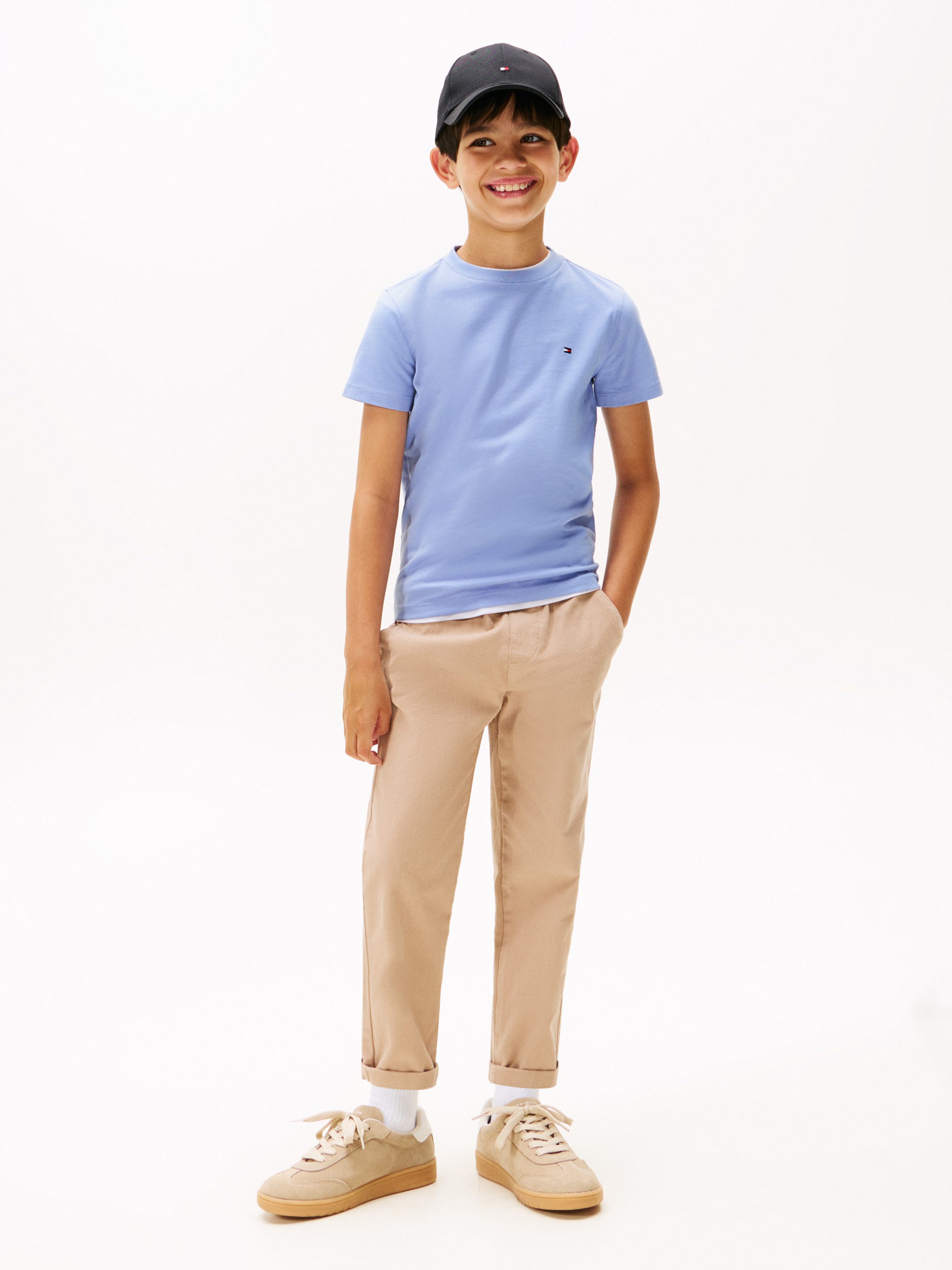 Tommy Hilfiger T-Shirt ESSENTIAL COTTON TEE S/S mit Logostickerei