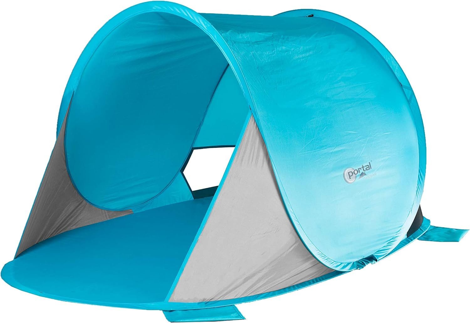 Portal Outdoor Strandmuschel Pop up Zelt Strandmuschel Wurfzelt Koppa Windschutz Sonnenschutz, Personen: 2 (mit Transporttasche), mit Tragetasche