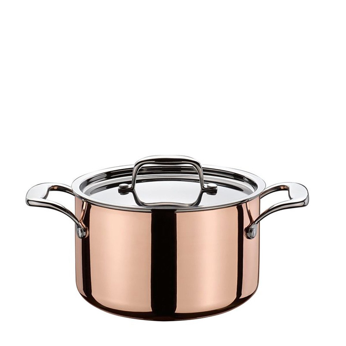 Spring Kochtopf Spring 0715540620 Culinox Fleischtopf mit Deckel, Andere, silber, 1