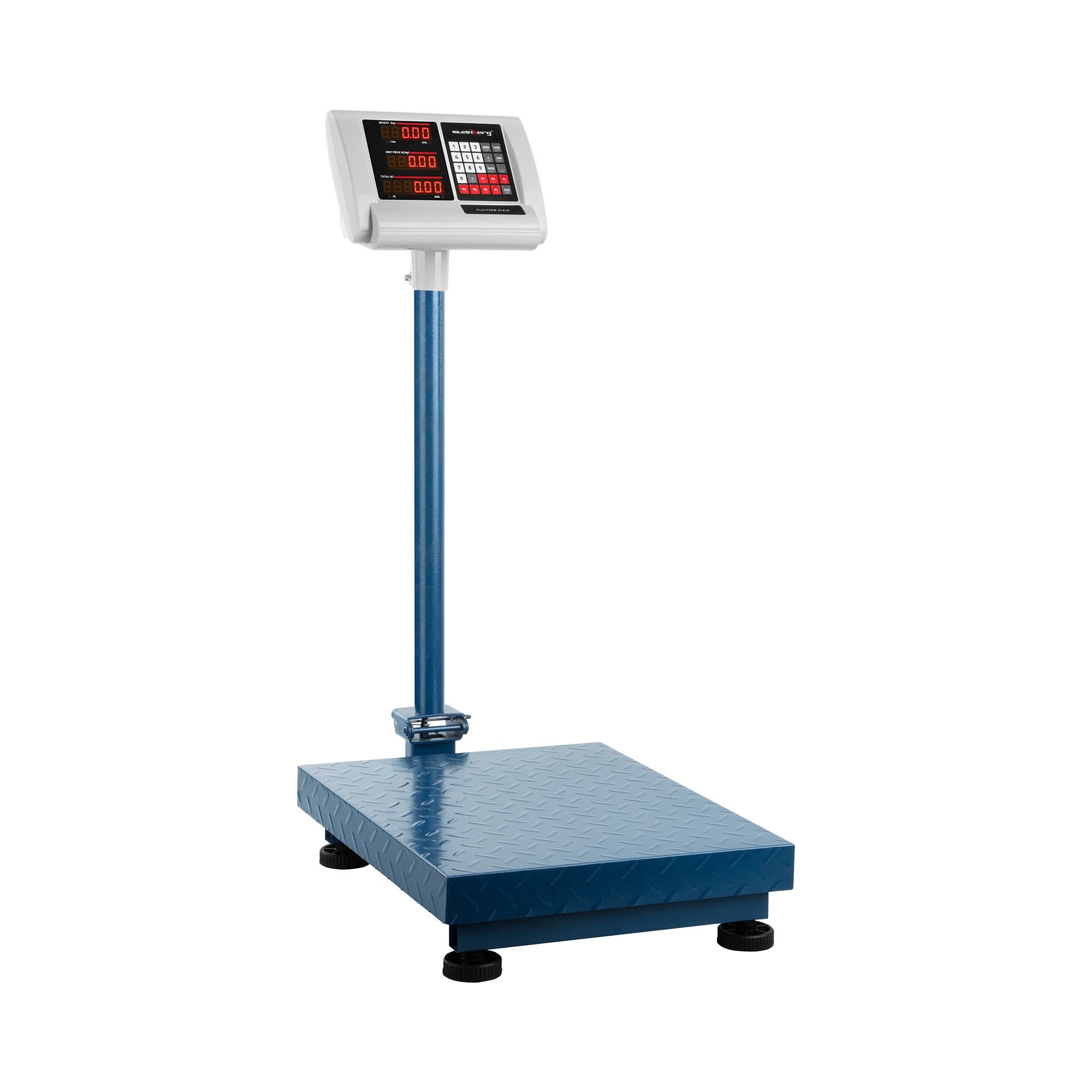 Steinberg Systems Präzisionswaage Plattformwaage 150 kg/ 10 g Bodenwaage Paketwaage Industriewaage 40x50
