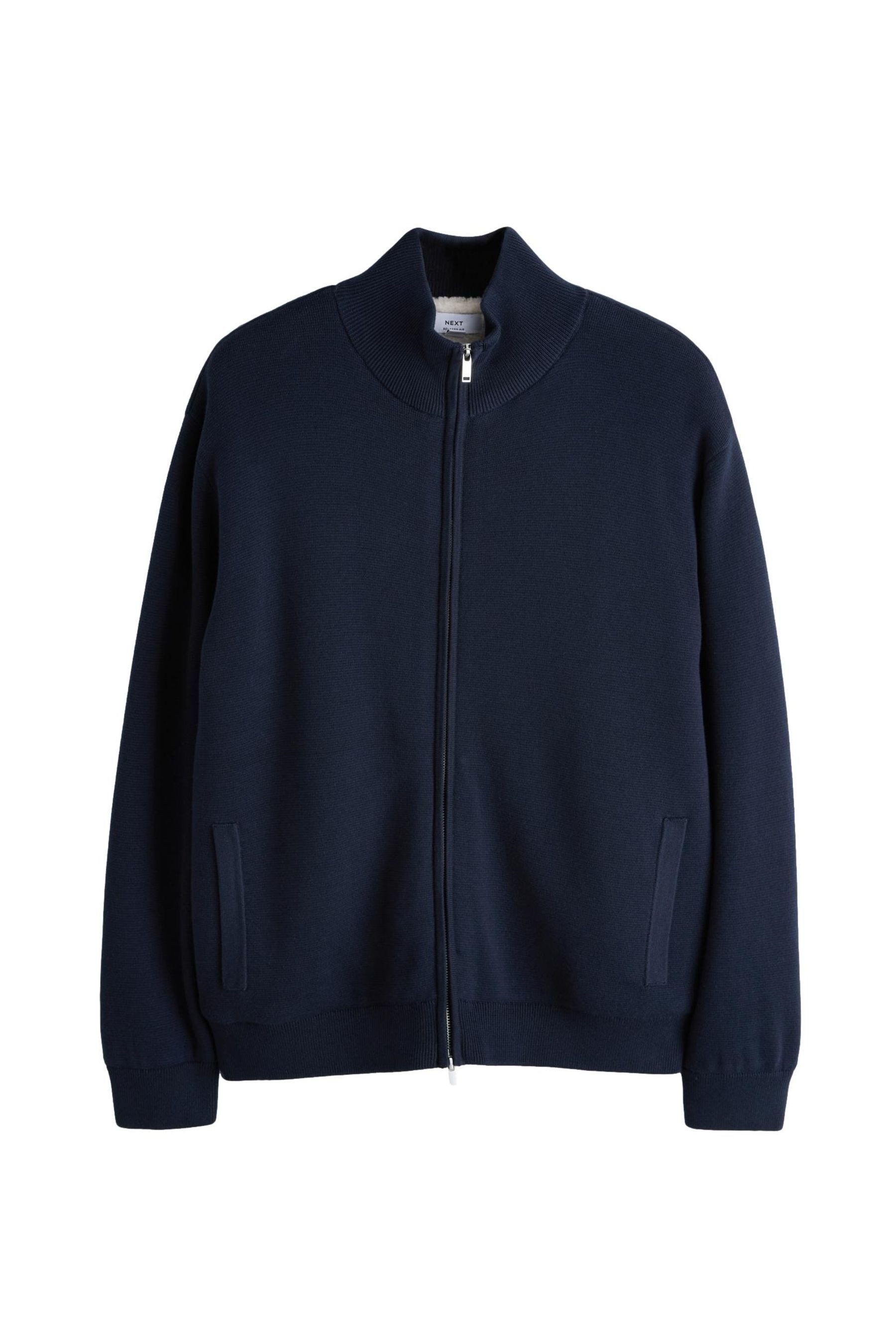 Strickjacke Relaxed Fit Premium Strickjacke mit RV