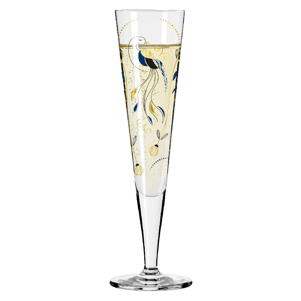 Sektglas Ritzenhoff Goldnacht Champus #43 C. Kordes H24