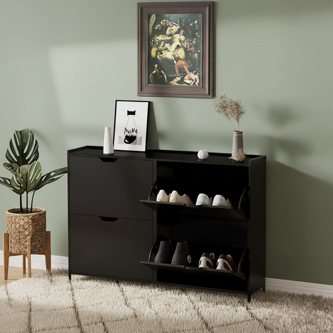 Bellamio Schuhschrank Ceyhan 19 cm Tiefe für schmale Flure (Schuhregal mit günstig online kaufen