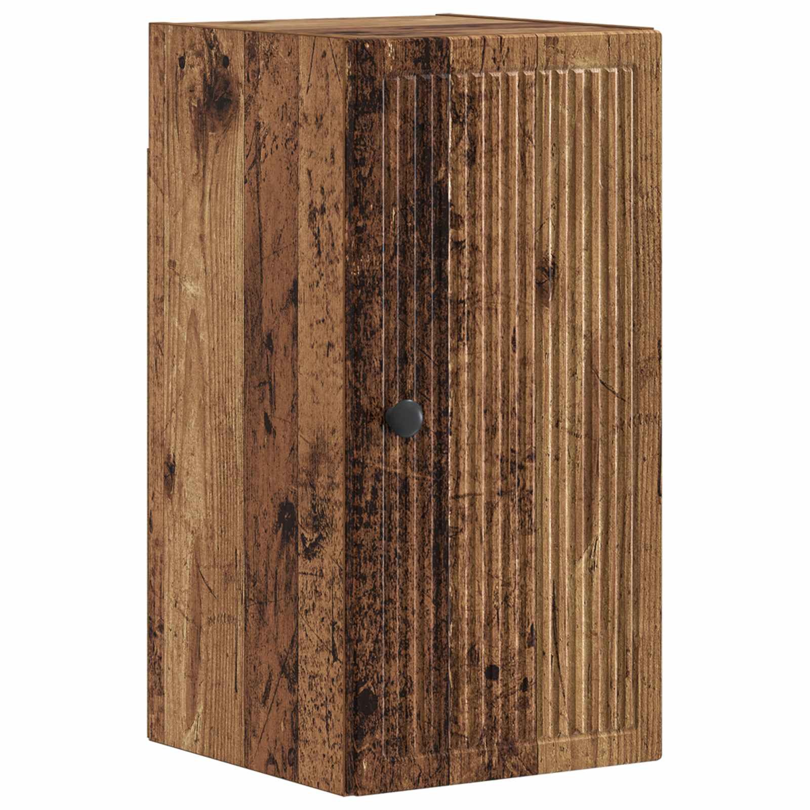 vidaXL Badezimmerspiegelschrank Badezimmer-Wandschrank EDE Altholz 30 x 31 x 59 cm