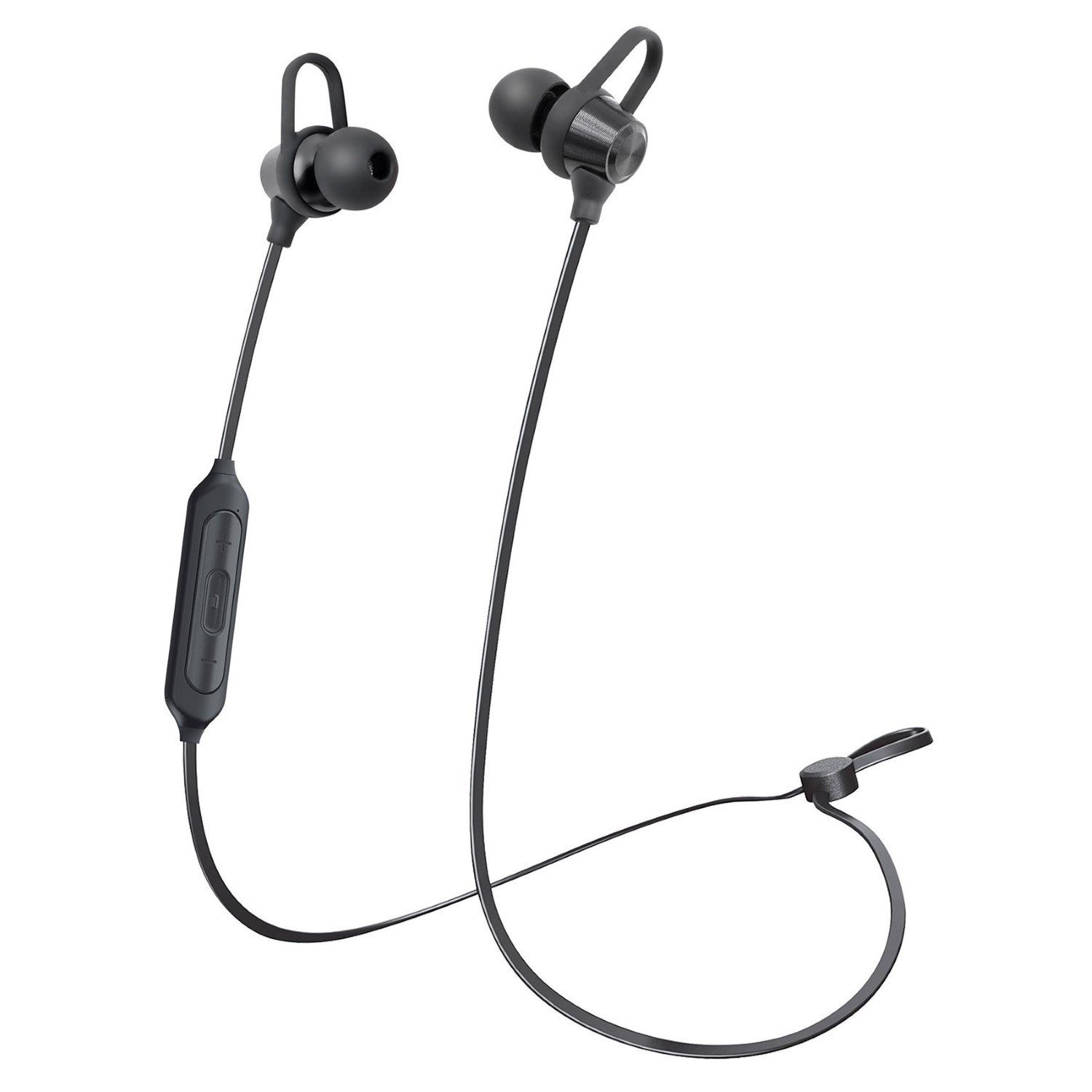 XQISIT Sport BT Kopfhörer Bluetooth In-Ear Headset Smartphone-Headset (Anruffunktion, Bluetooth, Mikrofon, Wiedergabe-Steuerung, Bluetooth 5.0, Ideal auch für Sport Bluetooth 5.0 Leicht mit Mikrofon Fernbedienung)