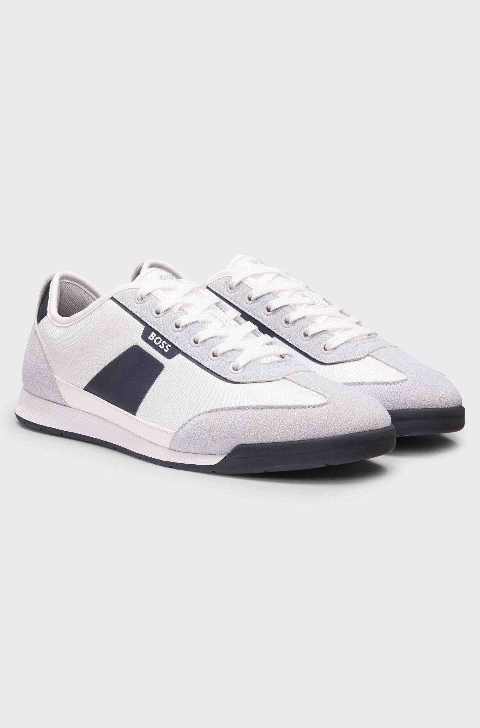 BOSS Sneakers Nitan_Lowp_nymith mit strukturierten Details Sneaker (keine Angabe, 1-tlg)