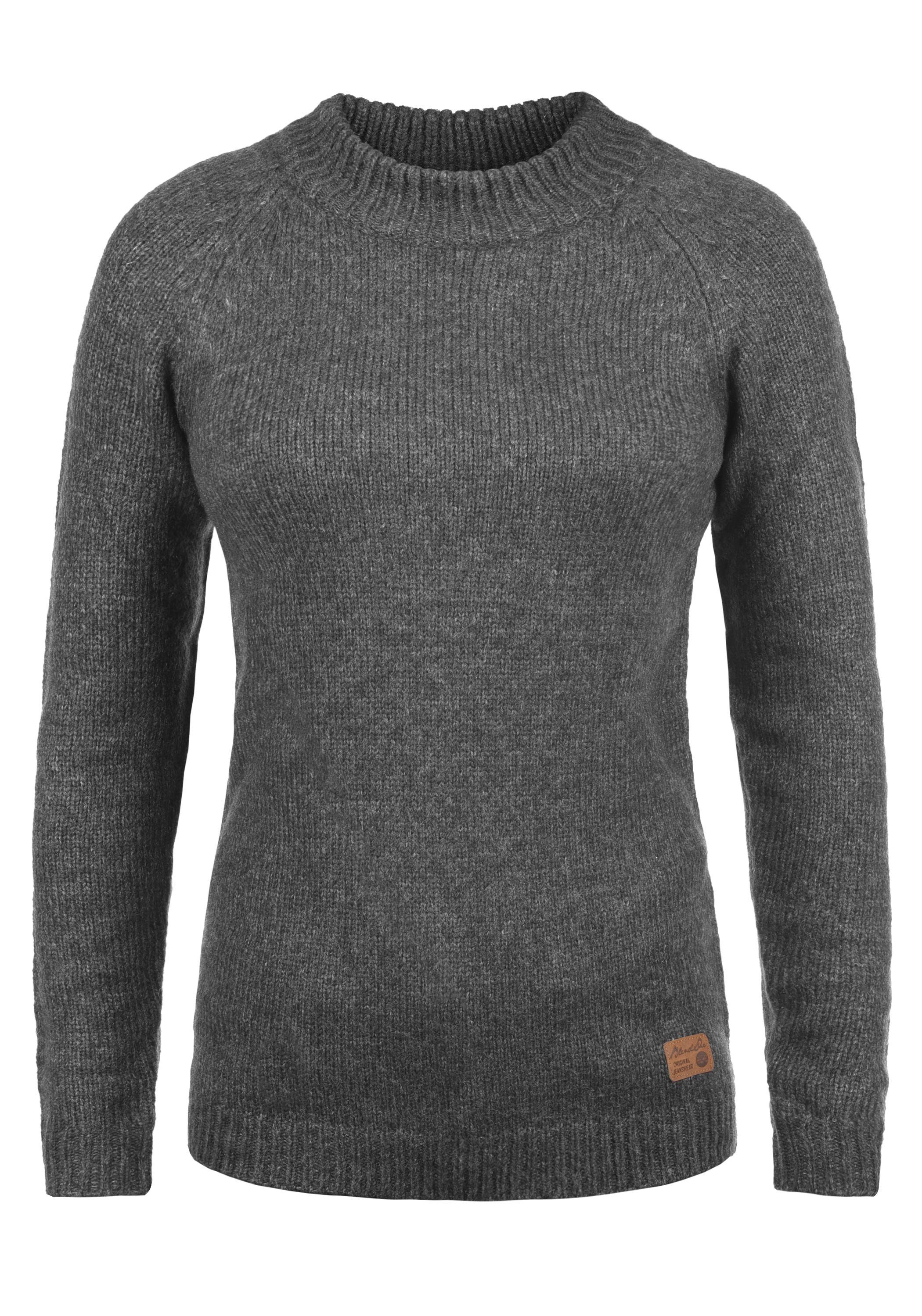 Blend she Strickpullover Khola Strickpulli mit hochabschließendem Kragen