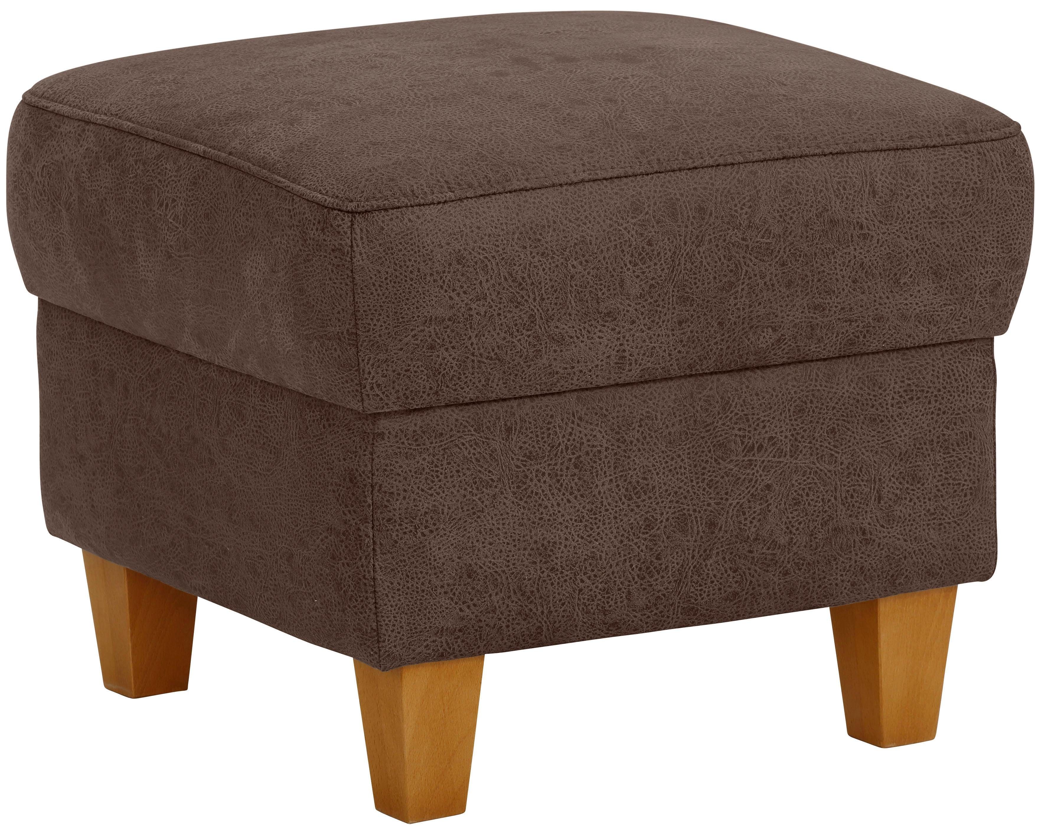 Home affaire Polsterhocker Palmera, B: 58 cm, mit Stauraum, Federkern