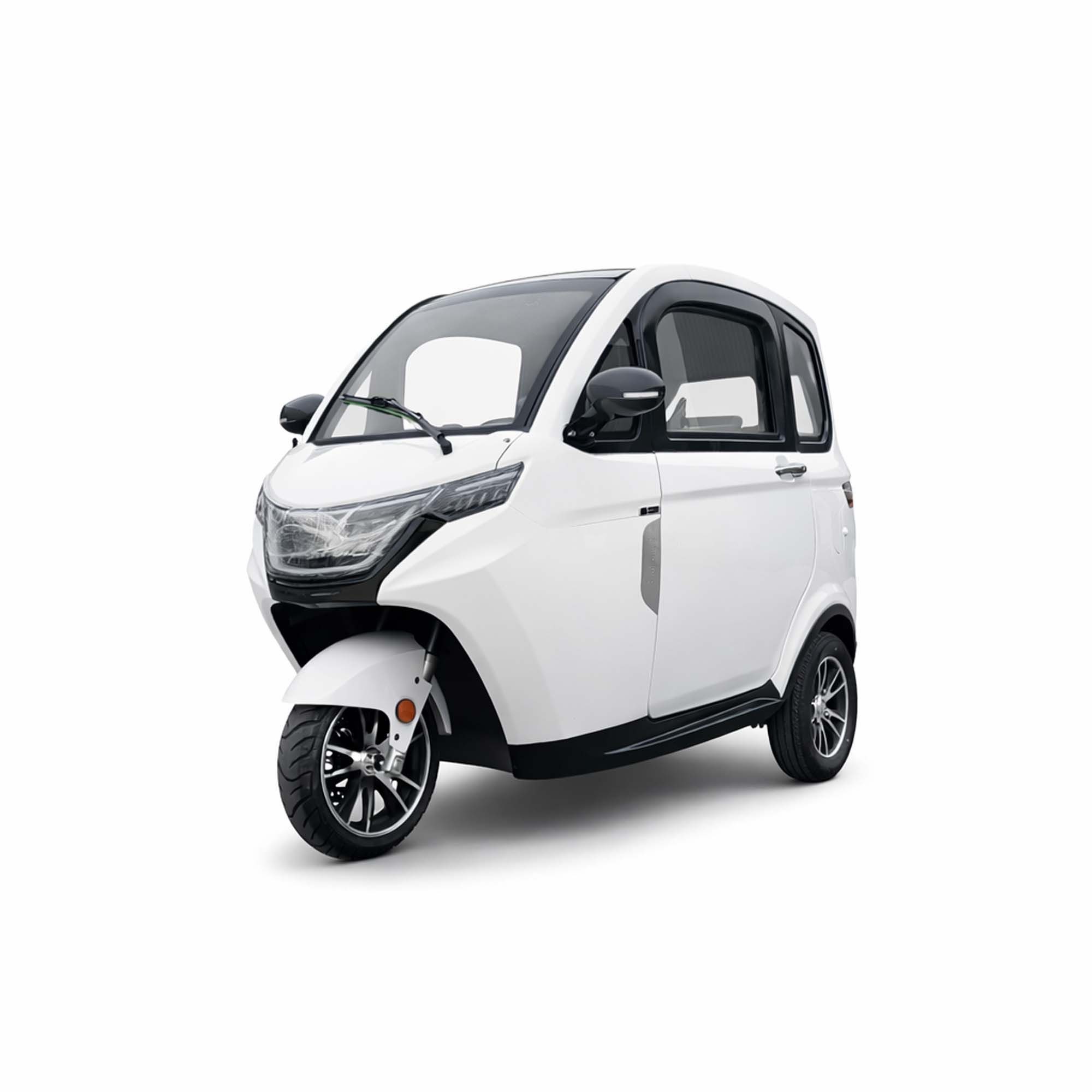 Urban Hopper E-Motorroller Urban Hopper Cabin Base Elektro-Kabinenroller Dreirad 2kW LifePo4 Akku, 2000 W, 45 km/h, 72V 100Ah LifePo4 Akku Ca. 120 km Reichweite COC