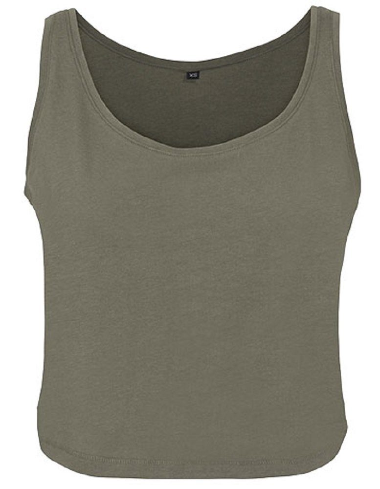 ärmelloses 1er/2er-Pack bis (1-tlg., Grammatur: Shirt Tanktop Your Tank 2er-Pack) Build Top leichtes Oversized 140 1er-Pack, XS g/m² Brand / Damen Olive 5XL,