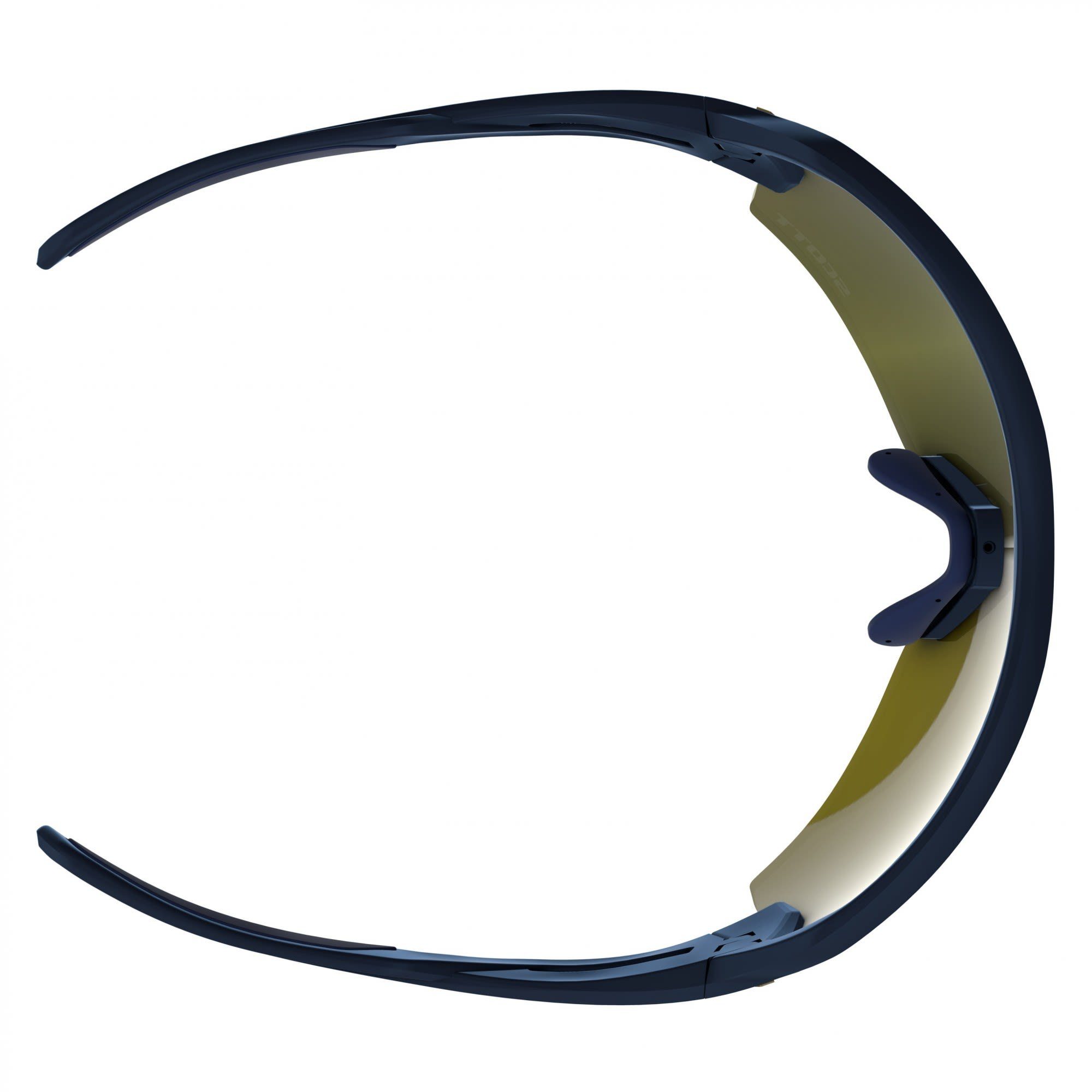 Scott Accessoires Blue Submariner - Sunglasses - Clear Gold Chrome Spur Scott Fahrradbrille
