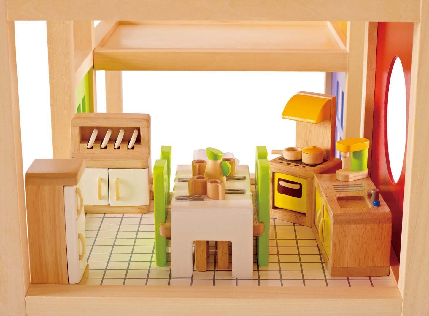 Hape Puppenhausmöbel Küche (7tlg) günstig online kaufen