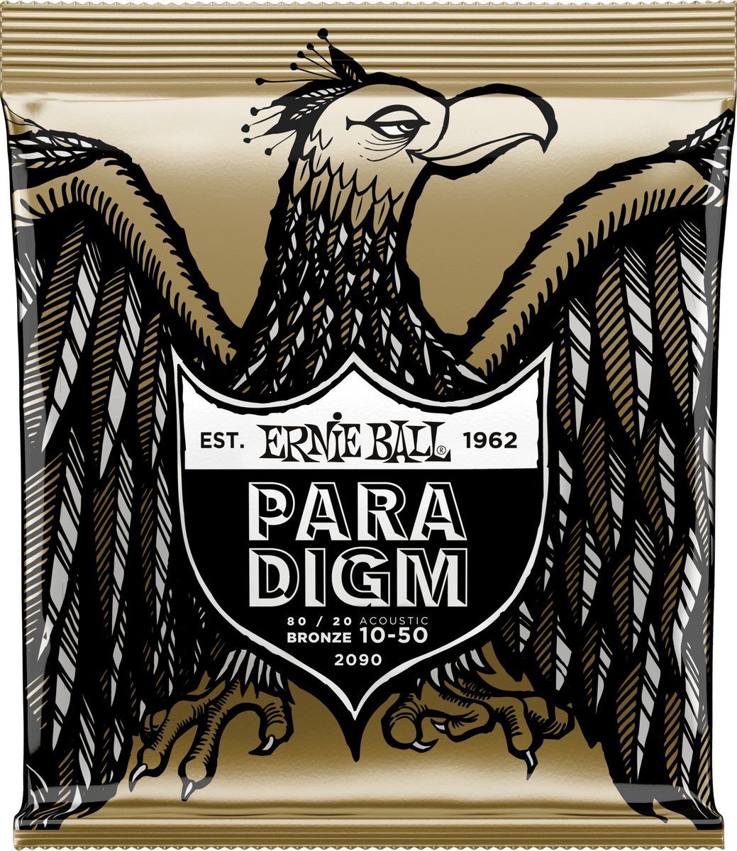Ernie Ball Saiten Paradigm 80/20 Bronze - Extra Light - .010-.050, (1-tlg), Beschichtet