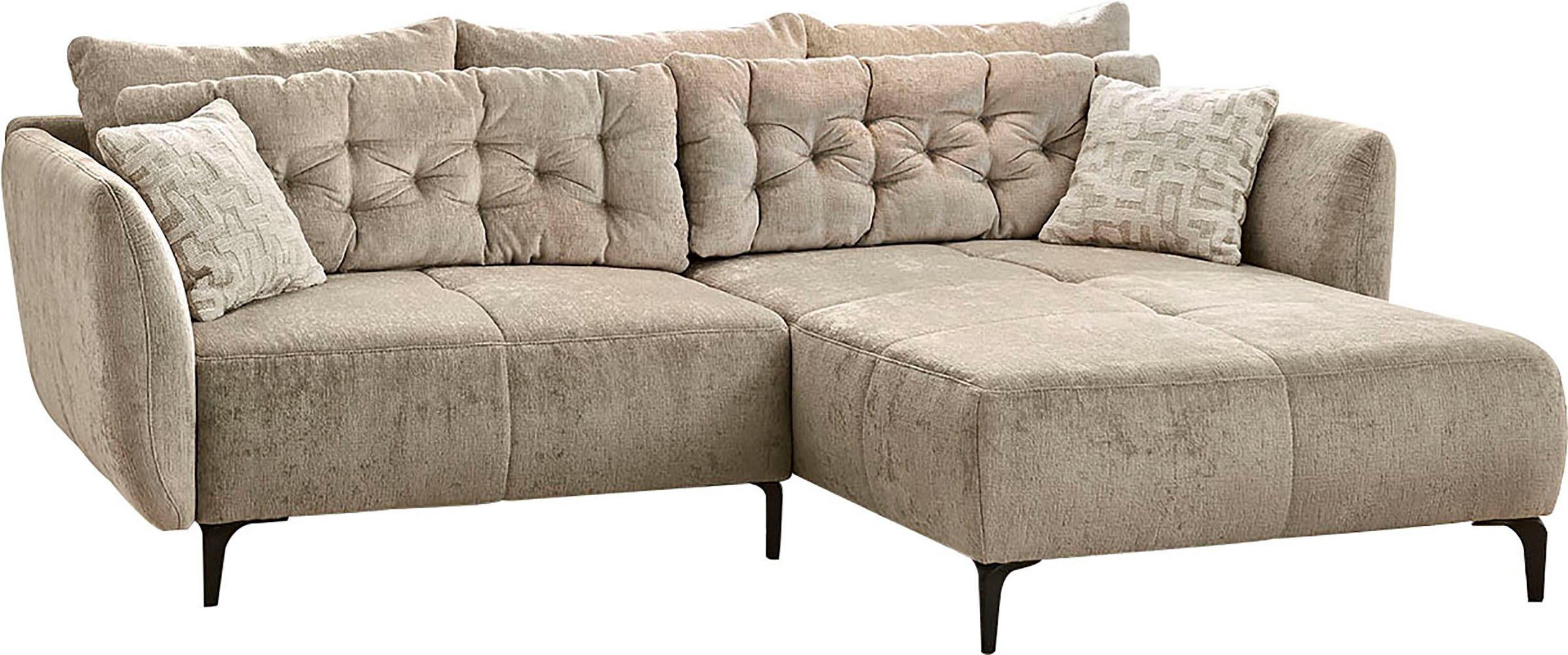 Jockenhöfer Gruppe Ecksofa Salo L-Form, im Retrolook mit Wellenfederung und günstig online kaufen