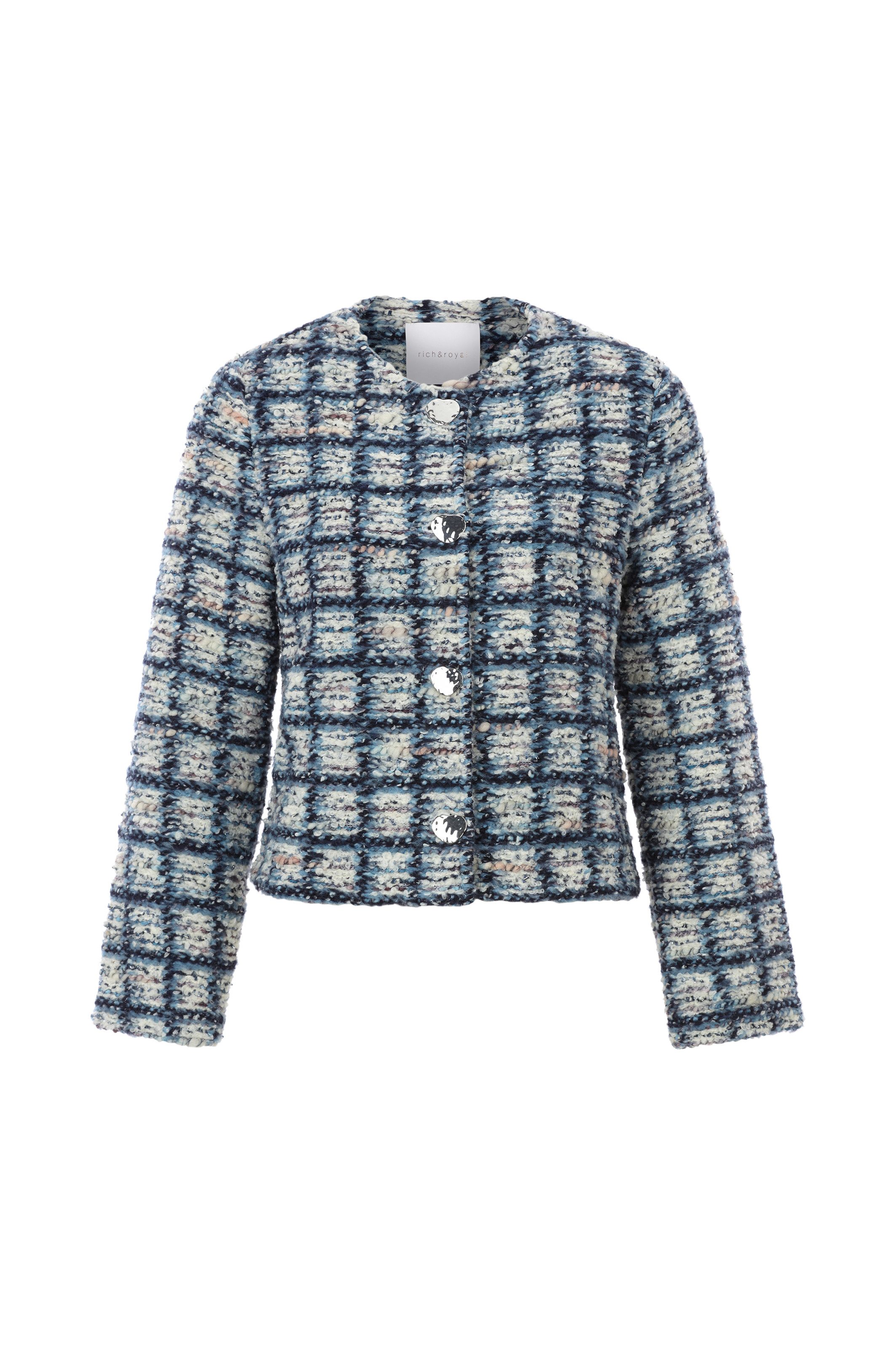 RICHROYAL Kurzblazer Mit Glitzerdetails in der Wolle – Bild 4 von 5