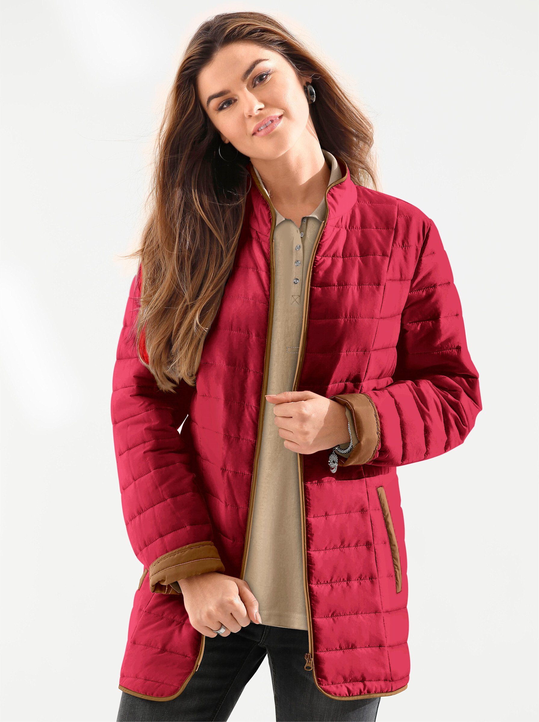 Sieh an! Allwetterjacke rot