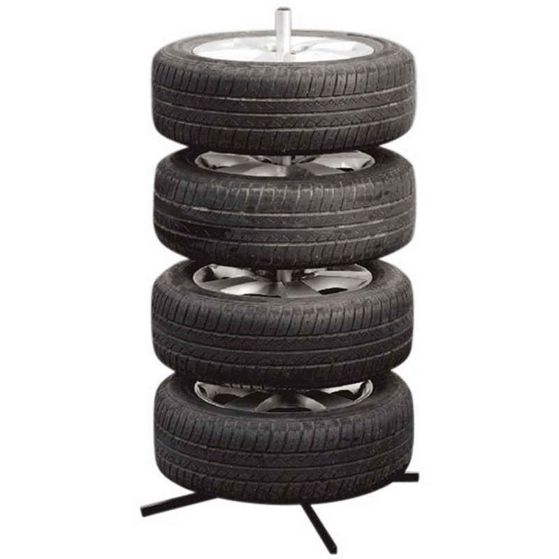 BURI Felgenbaum für 4 Reifen Reifenbaum Reifenständer Reifenhalter Ständer Reifen-Wandhalterung