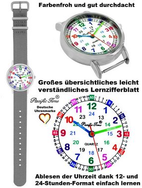 Pacific Time Quarzuhr Set Kinder Armbanduhr Lernuhr Wechselarmband, Mix und Match Design - Gratis Versand