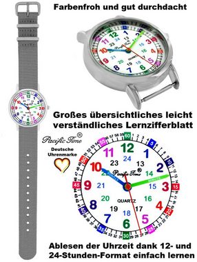 Pacific Time Quarzuhr Kinder Armbanduhr Lernuhr Wechselarmband, Mix und Match Design - Gratis Versand