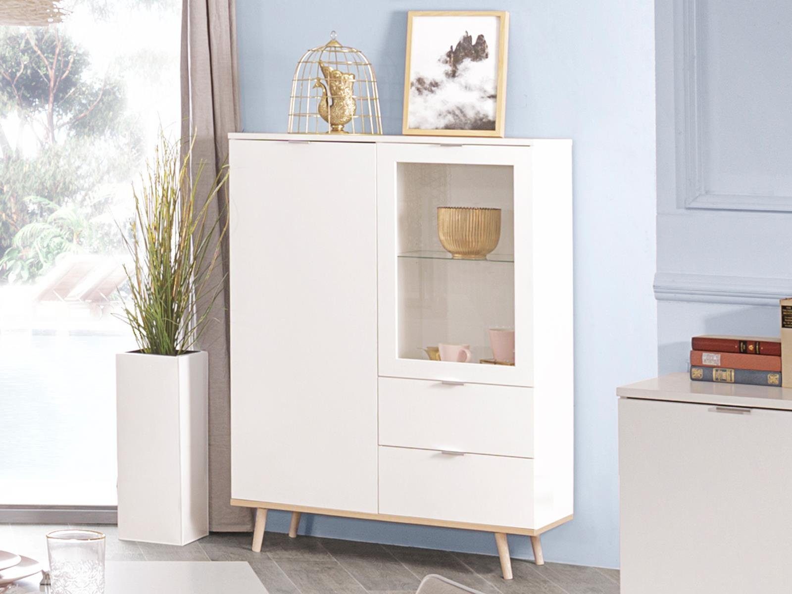 freiraum Highboard Dalarna, 100 x 140 x 40 cm (B/H/T)
