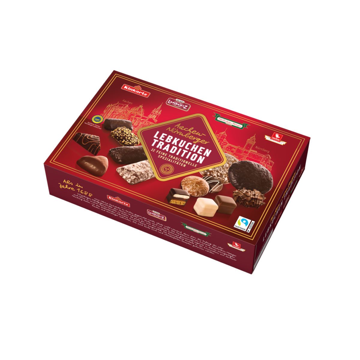 Lambertz Süßigkeit, Lambertz Lebkuchenmischung traditionelle Weihnachtsspezialitäten 500g