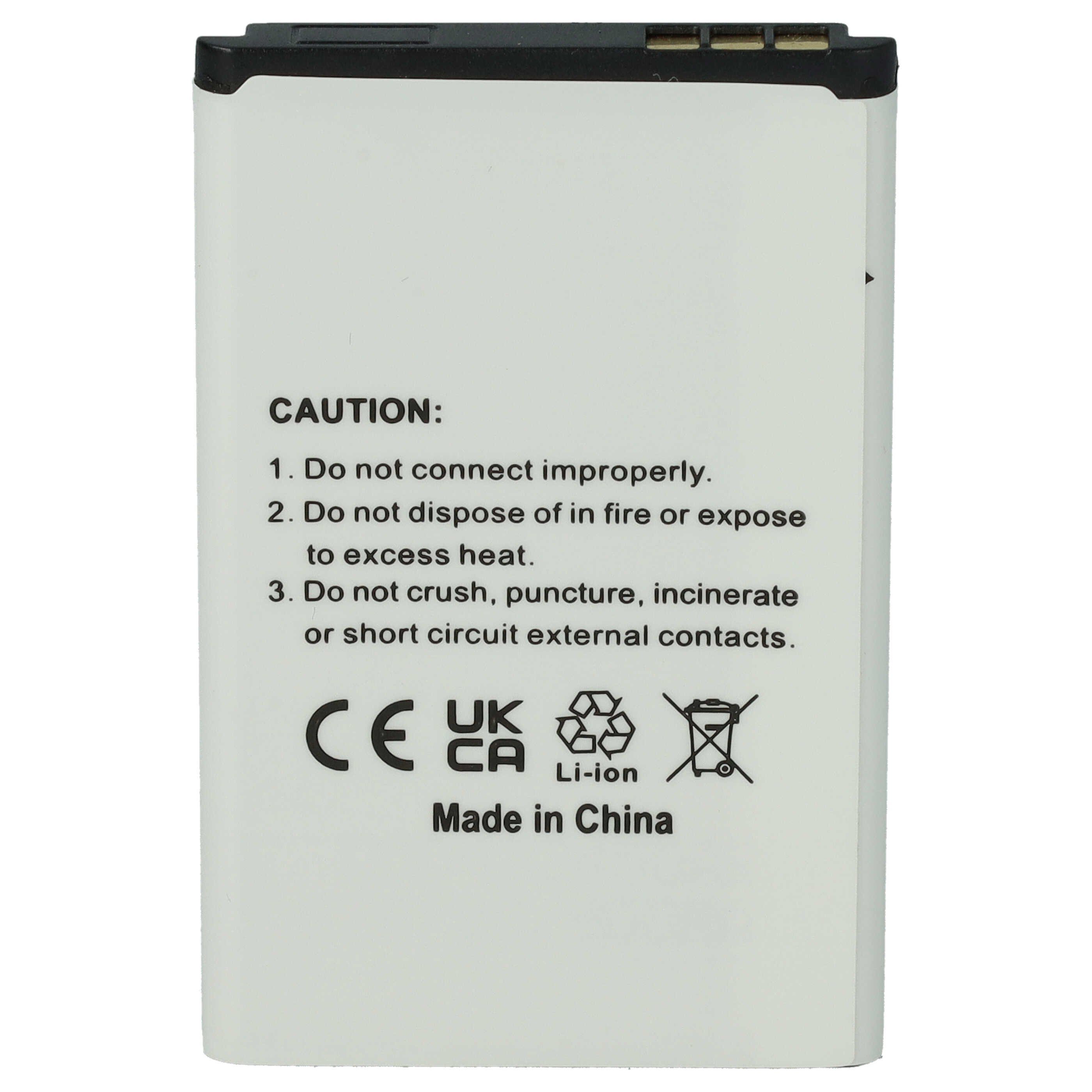 vhbw Akku Ersatz für NGM BL-OS4, BL-40, BL-VA für Mobilfunk (900 mAh, 3,7 Smartphone-Akku Akku Li-Ion 900 mAh (3,7 V, 1 St), Leistungsfähiger Austausch-Akku für Telefon, Smartphone