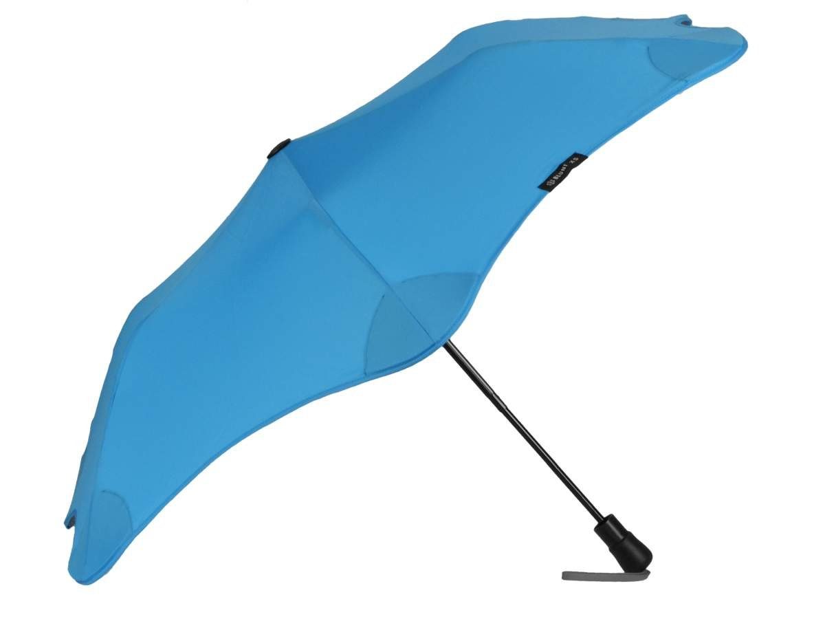 Blunt Taschenregenschirm Metro, Regenschirm, 96cm für und Auto Durchmesser blau unterwegs, Taschenschirm