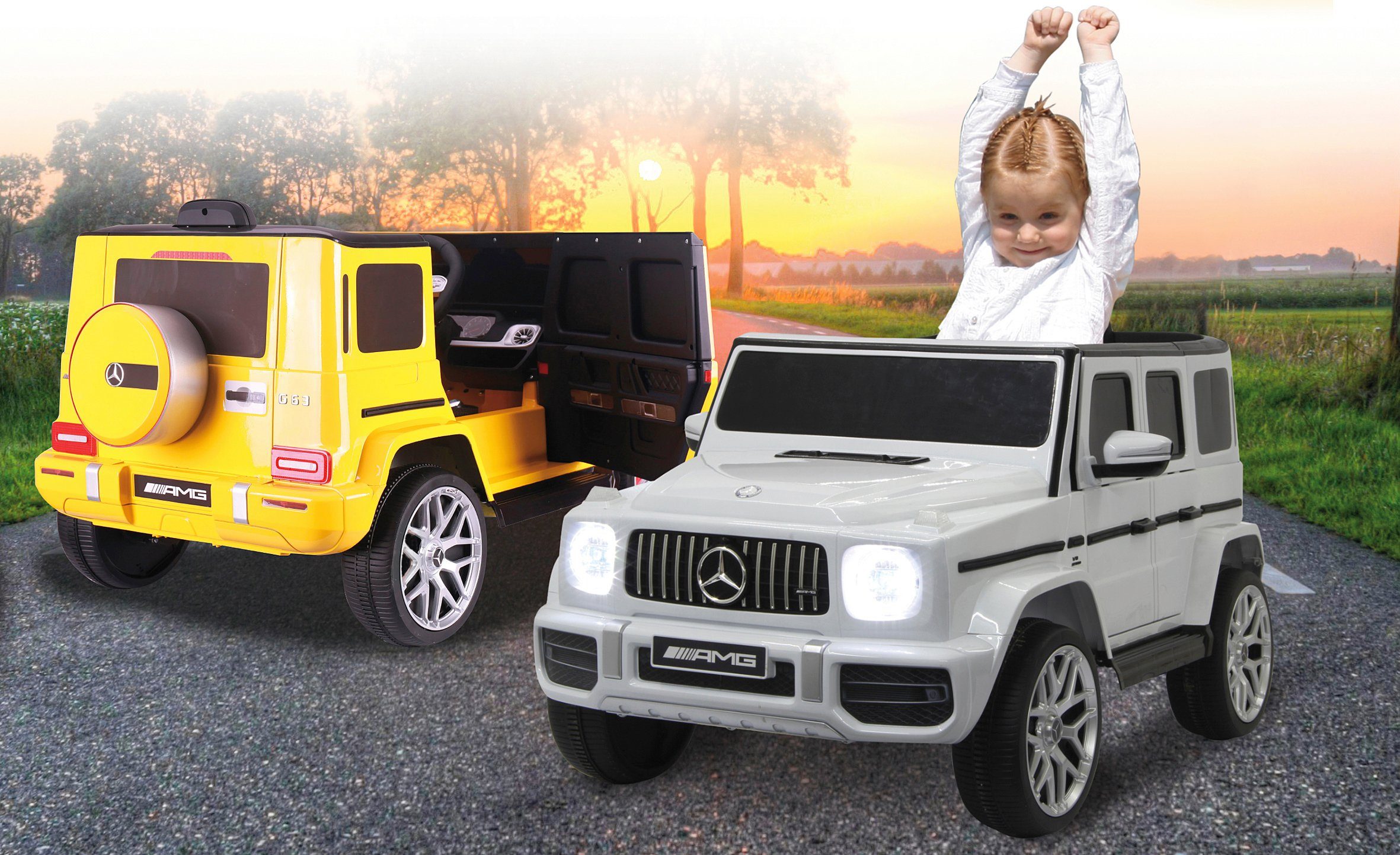 Jamara Elektro-Kinderauto Ride-on Mercedes-Benz AMG G 63