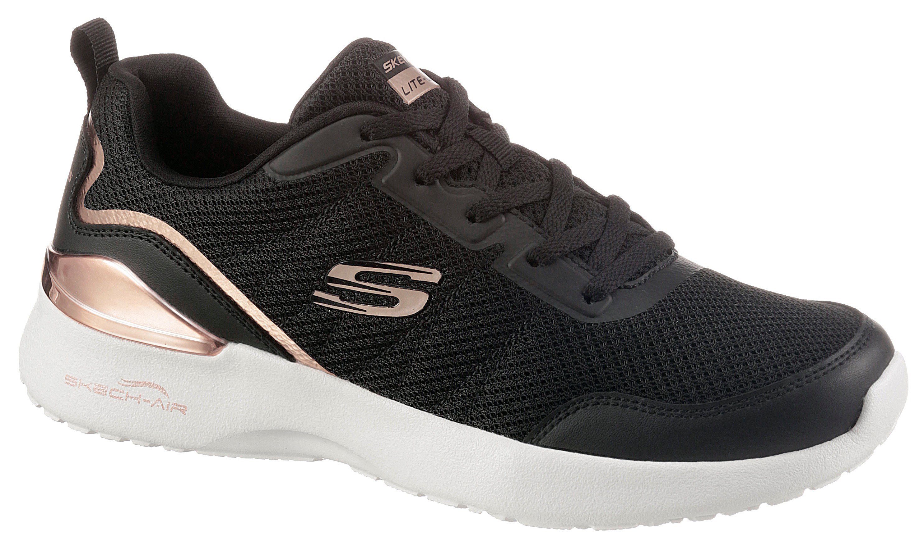Skechers SKECH-AIR DYNAMIGHT Sneaker mit Metallic-Details, Freizeitschuh, Halbschuh, Schnürschuh
