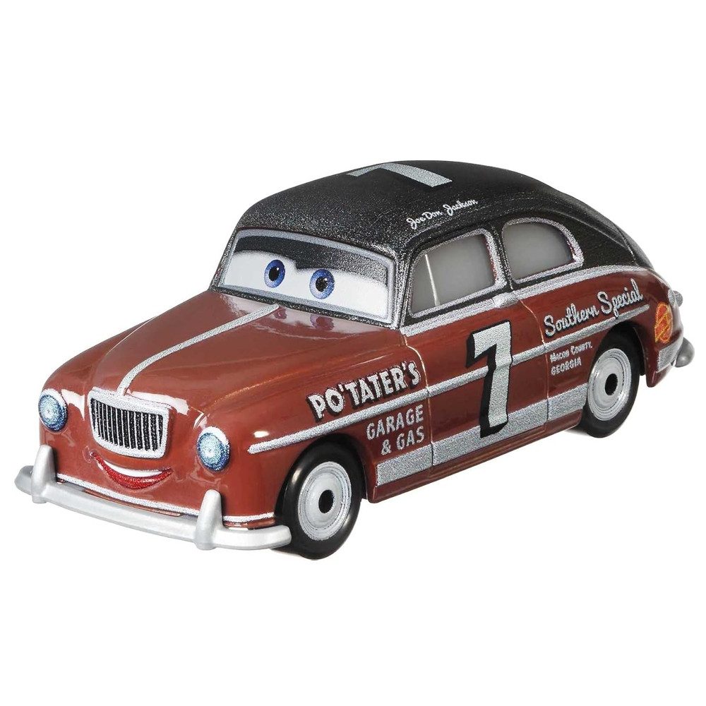 Disney Cars Spielzeug-Rennwagen Joe Don Jackson GBV55 Disney Cars Die-Cast 1:55 Fahrzeug Auto