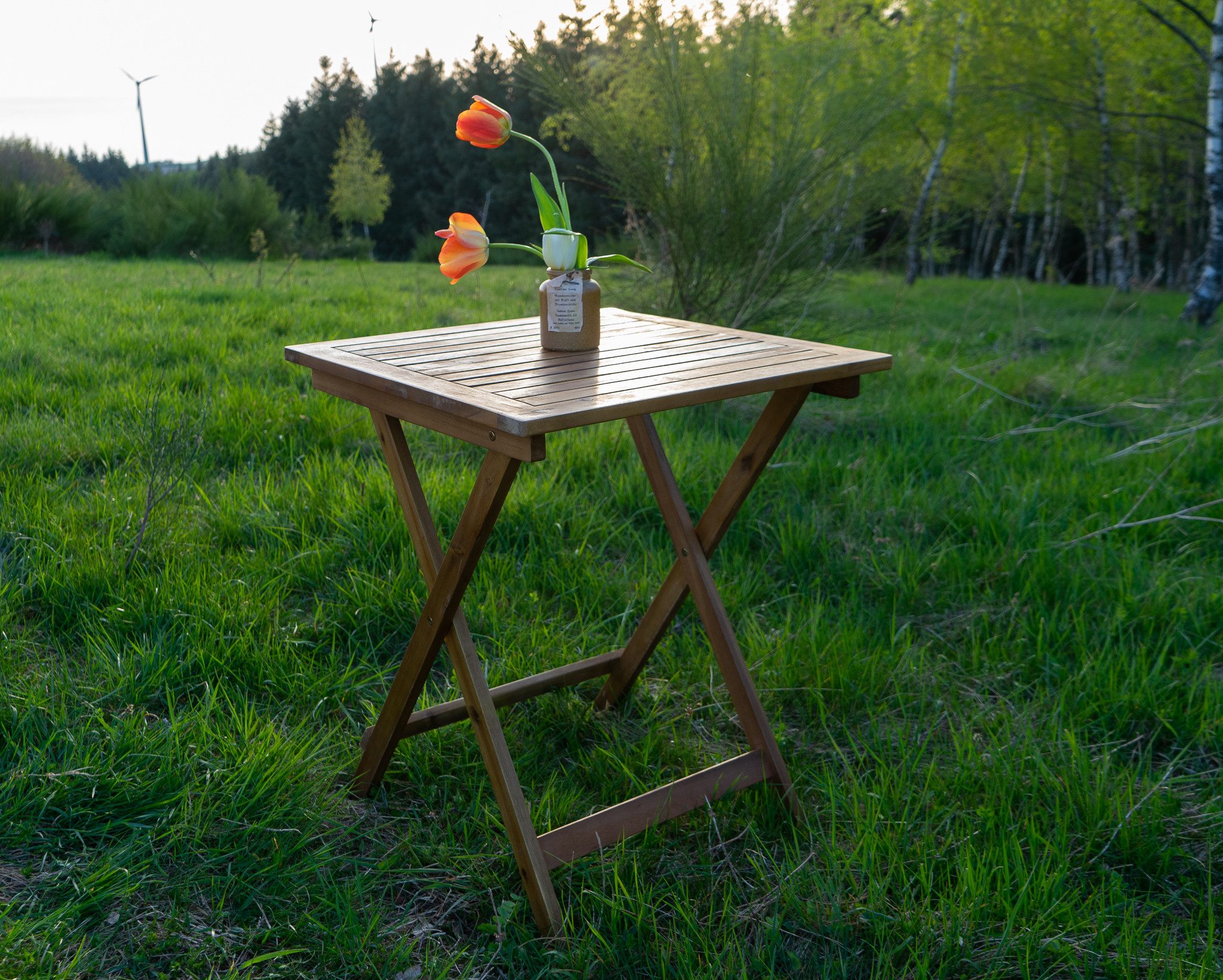 Loreno® Gartentisch Bloom, robustes geöltes Akazienholz, günstig online kaufen